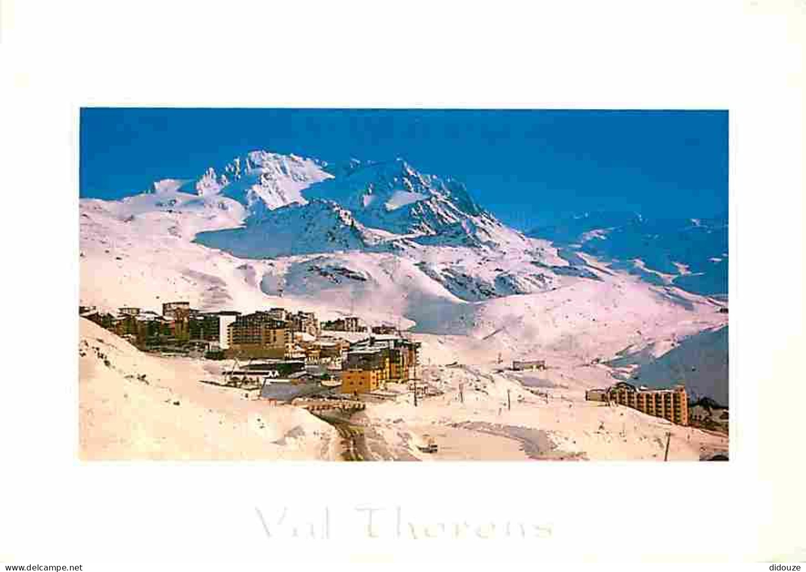 Carte Postale - 73 - Val Thorens - La Station avec le Massif de Peciet Poiset - CPM - Voir Scans Recto-Verso - Poscard -