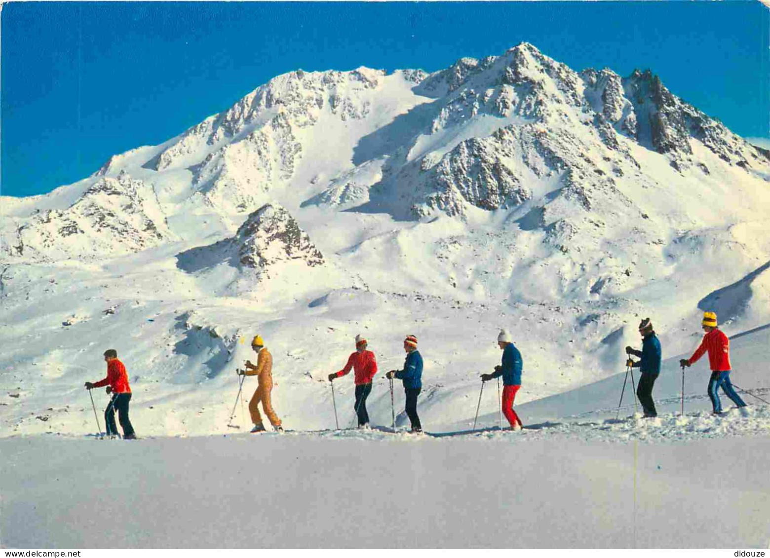 Carte Postale - 73 - Val Thorens - Vallée des Belleville - Le Massif de Péclet-Polset - Skieurs - CPM - Voir Scans Recto