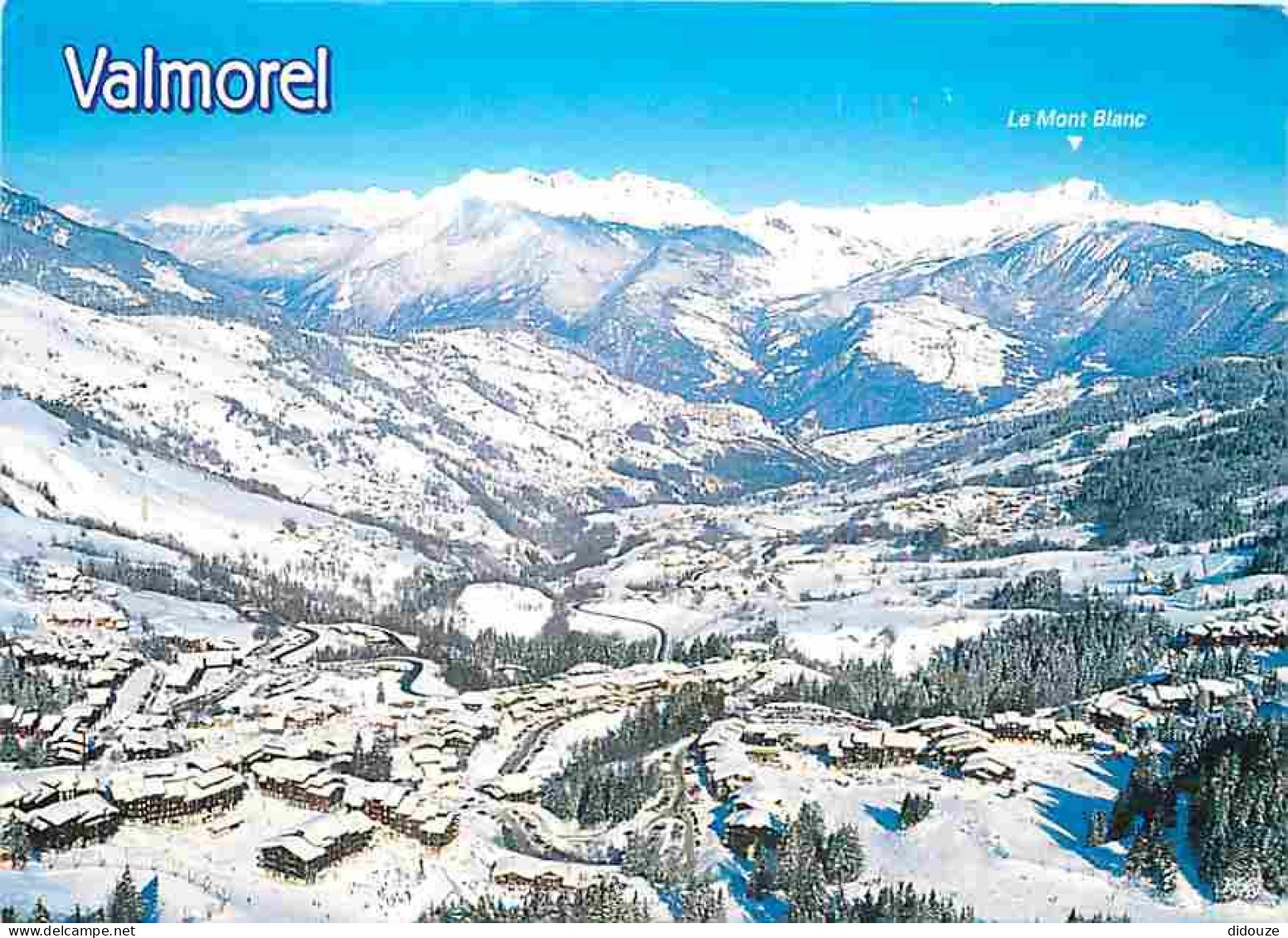 Carte Postale - 73 - Valmorel - La Station et la Vallée du Morel sous la neige - CPM - Voir Scans Recto-Verso - Poscard