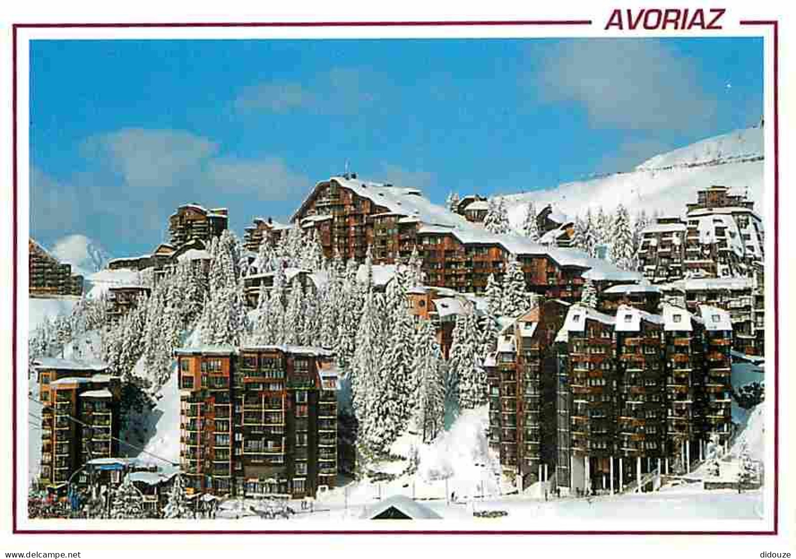 Carte Postale - 74 - Avoriaz - Les hauts-Forts - Le Yucca - Le Sosna - Hiver - Neige - Flamme Postale - CPM - Voir Scans