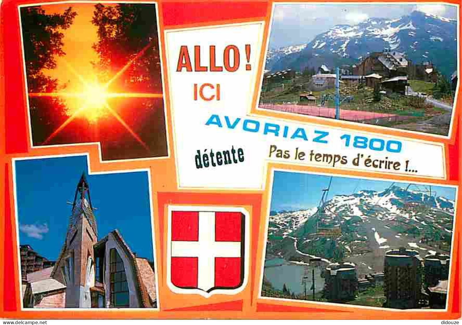 Carte Postale - 74 - Avoriaz - Multivues - Blasons - CPM - Voir Scans Recto-Verso - Poscard - Carta Postal -  Postkarte