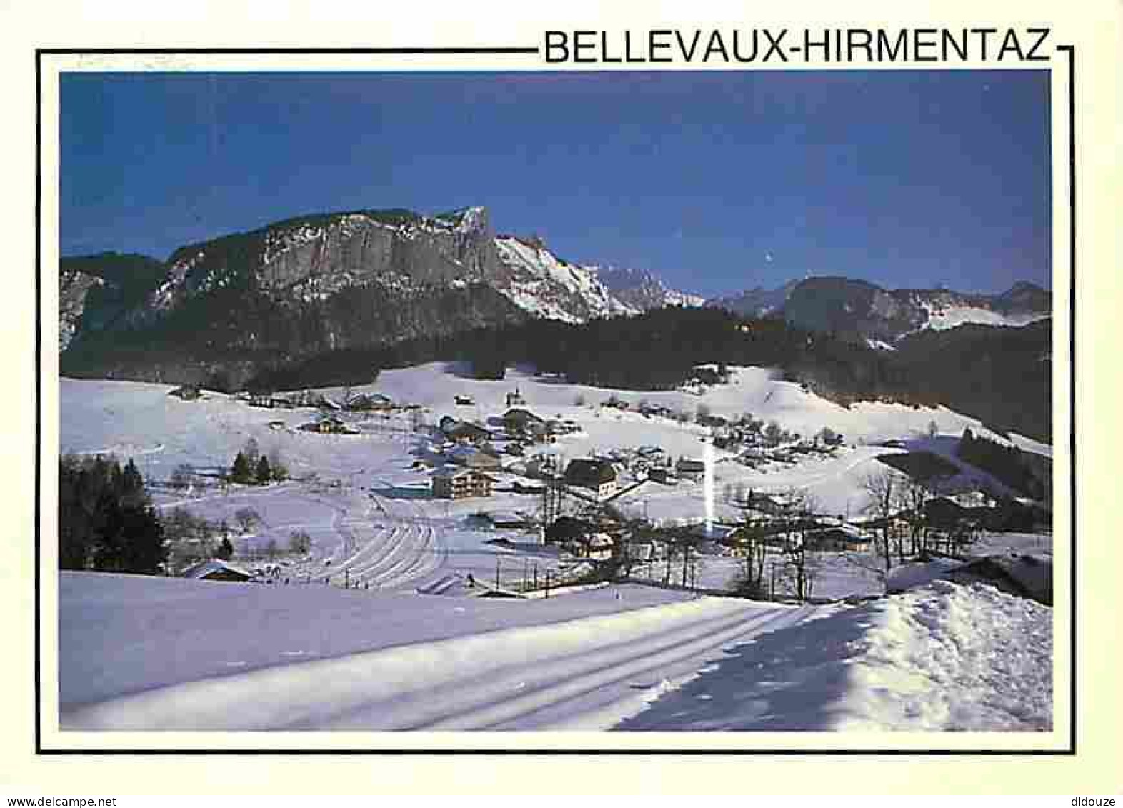 Carte Postale - 74 - Bellevaux - Hirmentaz - Hiver - Neige - CPM - Voir Scans Recto-Verso - Poscard - Carta Postal -  Po
