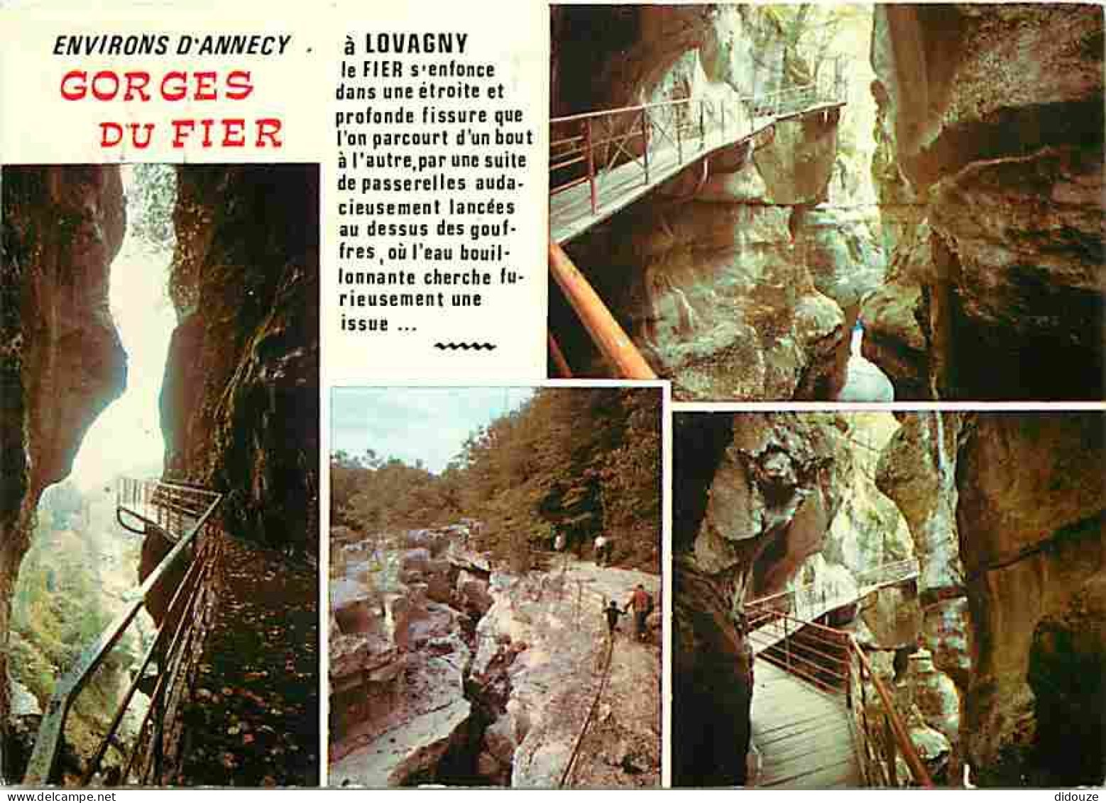 Carte Postale - 74 - Lovagny - Gorges du Fier - Multivues - CPM - Voir Scans Recto-Verso - Poscard - Carta Postal -  Pos