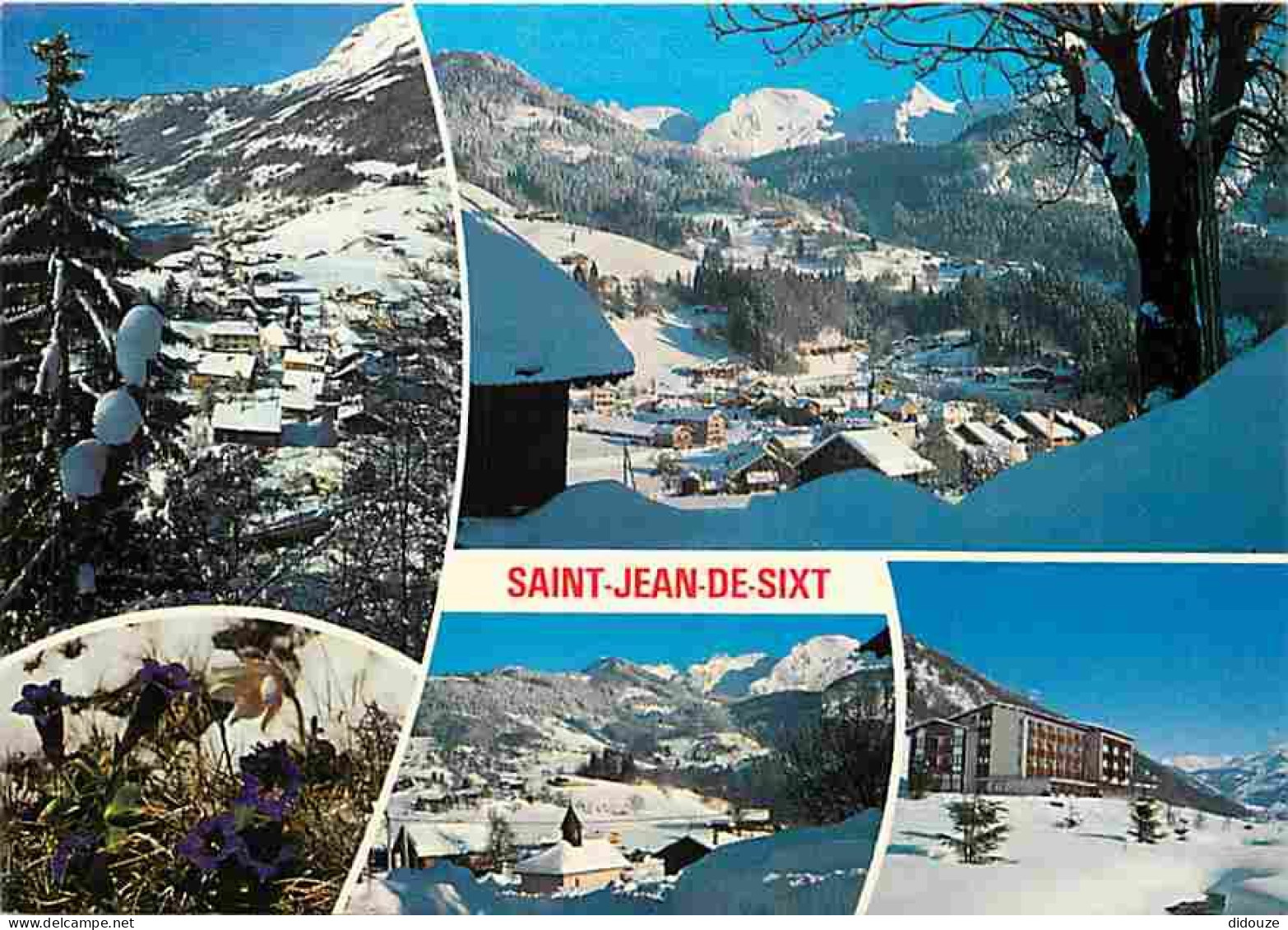 Carte Postale - 74 - Saint Jean de Sixt - Multivues - Hiver - Neige - CPM - Voir Scans Recto-Verso - Poscard - Carta Pos