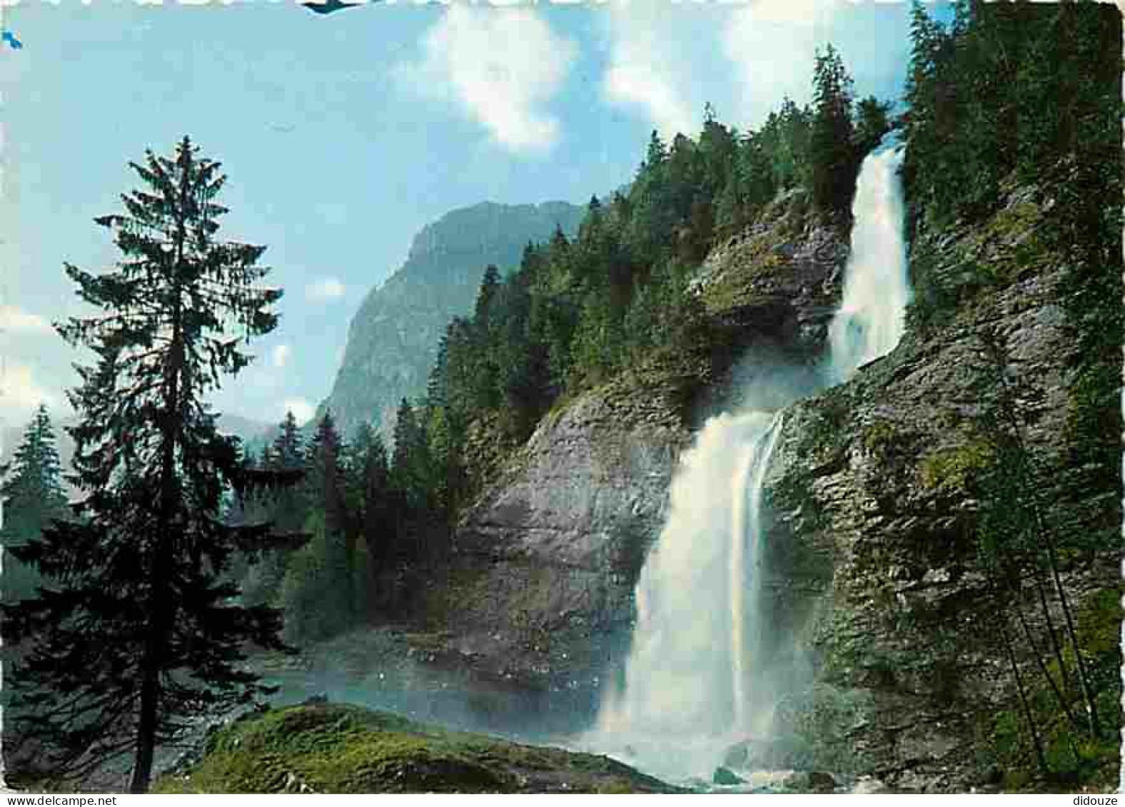 Carte Postale - 74 - Sixt Fer à Cheval - Cascade du Rouget - Flamme Postale - CPM - Voir Scans Recto-Verso - Poscard - C
