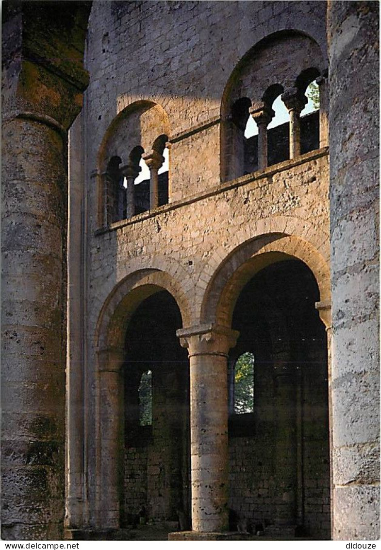 Carte Postale - 76 - Jumièges - Abbaye de Jumièges - Eglise Notre-Dame  détail de la nef - Carte Neuve - CPM - Voir Scan