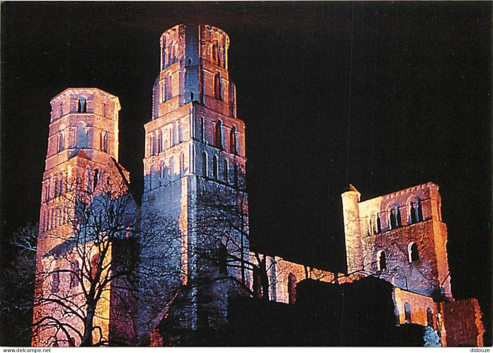 Carte Postale - 76 - Jumièges - Abbaye de Jumièges - Les nocturrnales - Vue de Nuit - Carte Neuve - CPM - Voir Scans Rec