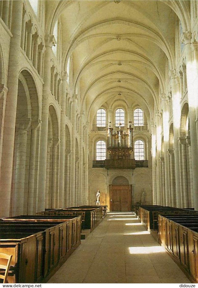 Carte Postale - 76 - Saint Martin de Boscherville - Abbaye Saint-Georges - Nef et orgue - Carte Neuve - CPM - Voir Scans