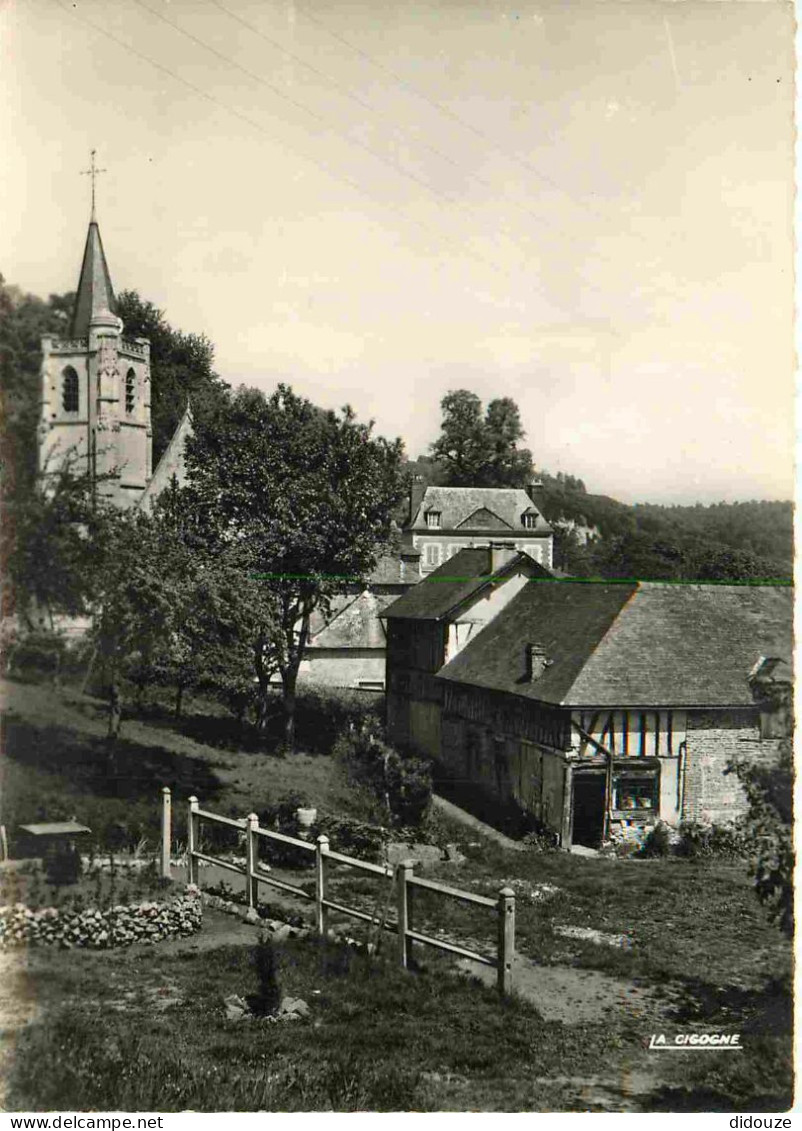 Carte Postale - 76 - Villequier - Un coin pittoresque - Mention Photographie Véritable - Carte dentelée - CPSM grand for