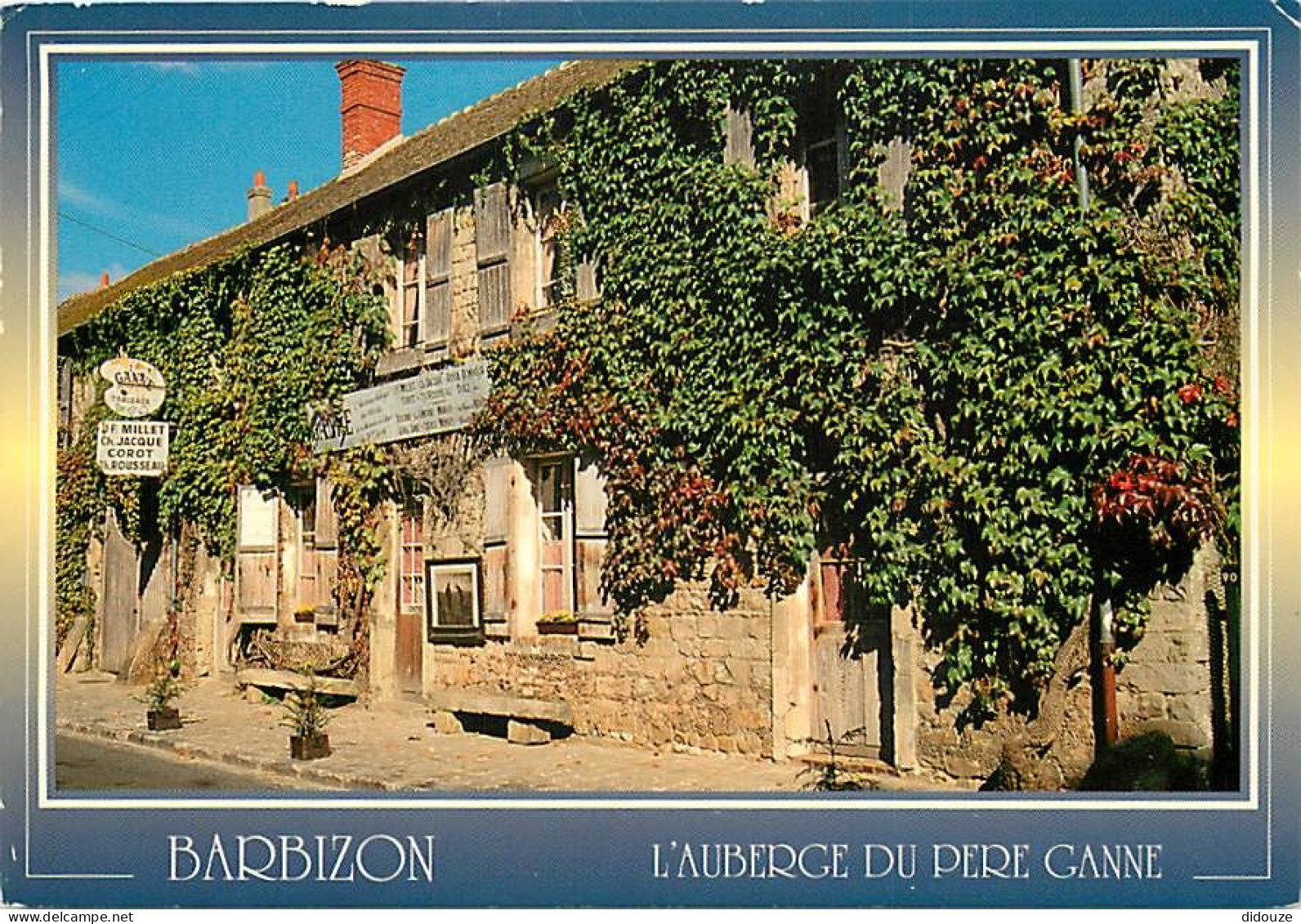 Carte Postale - 77 - Barbizon - L'Auberge du Père Ganne - Flamme Postale de Barbizon - CPM - Voir Scans Recto-Verso - Po