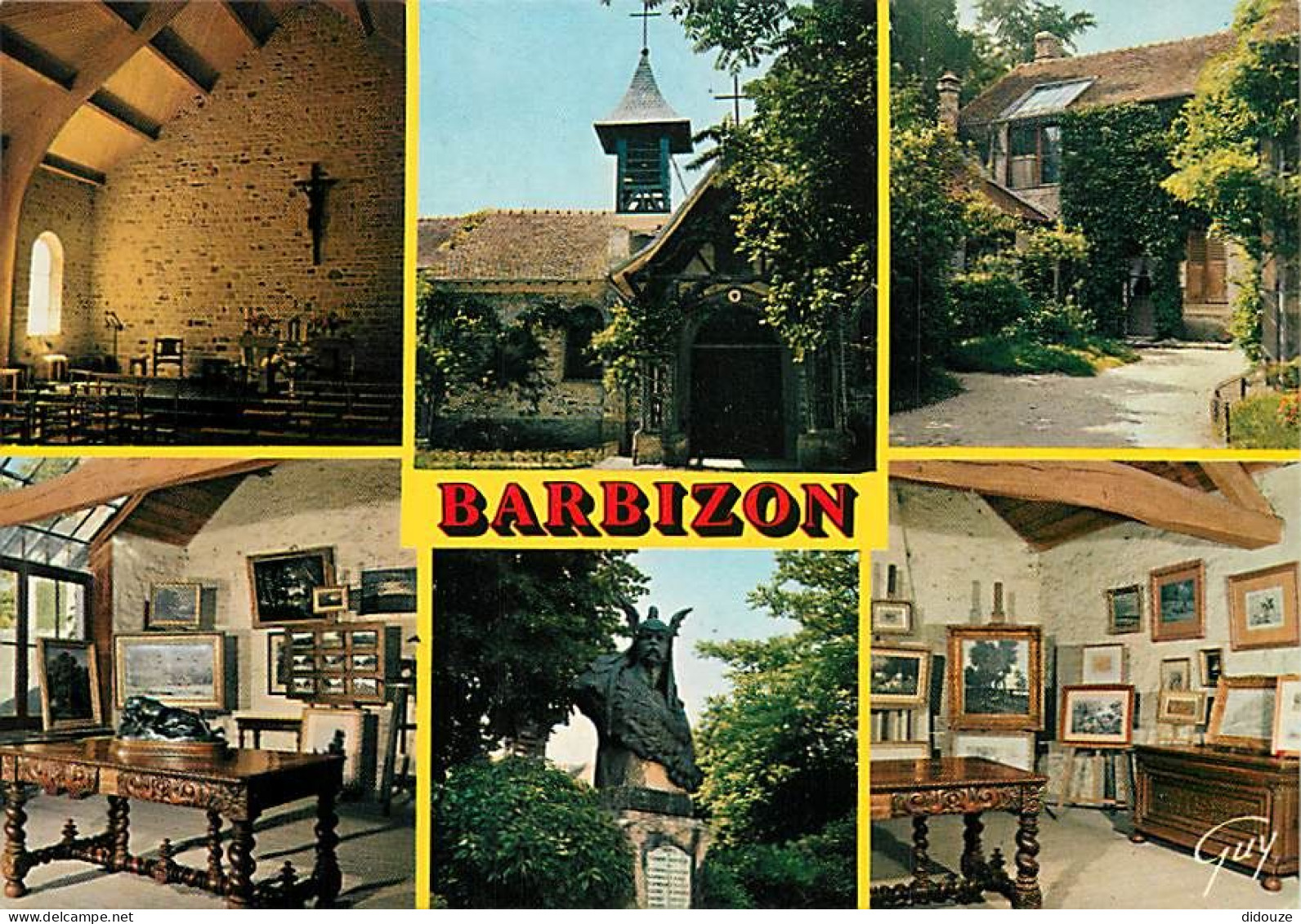 Carte Postale - 77 - Barbizon - Multivues - Flamme Postale de Barbizon - CPM - Voir Scans Recto-Verso - Poscard - Carta