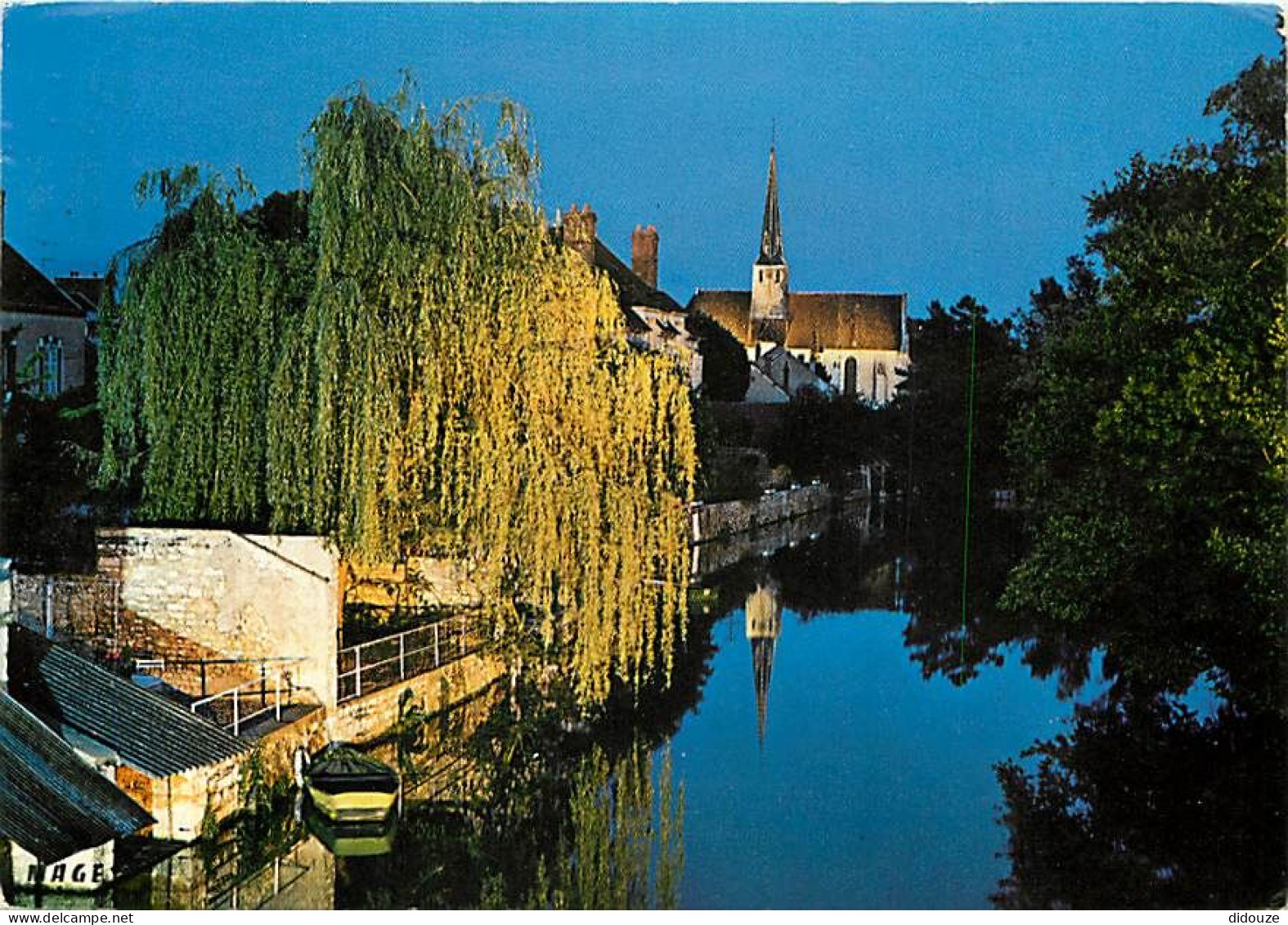 Carte Postale - 77 - Souppes sur Loing - Bords du Loing - Vue de Nuit - CPM - Voir Scans Recto-Verso - Poscard - Carta P