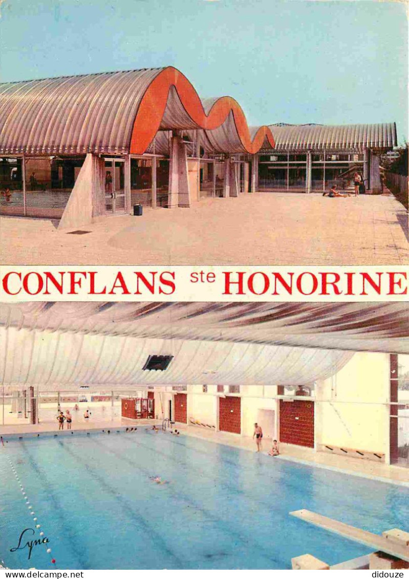 Carte Postale - 78 - Conflans Saint Honorine - La piscine  - Multivues - Architecture - CPM - Voir Scans Recto-Verso - P