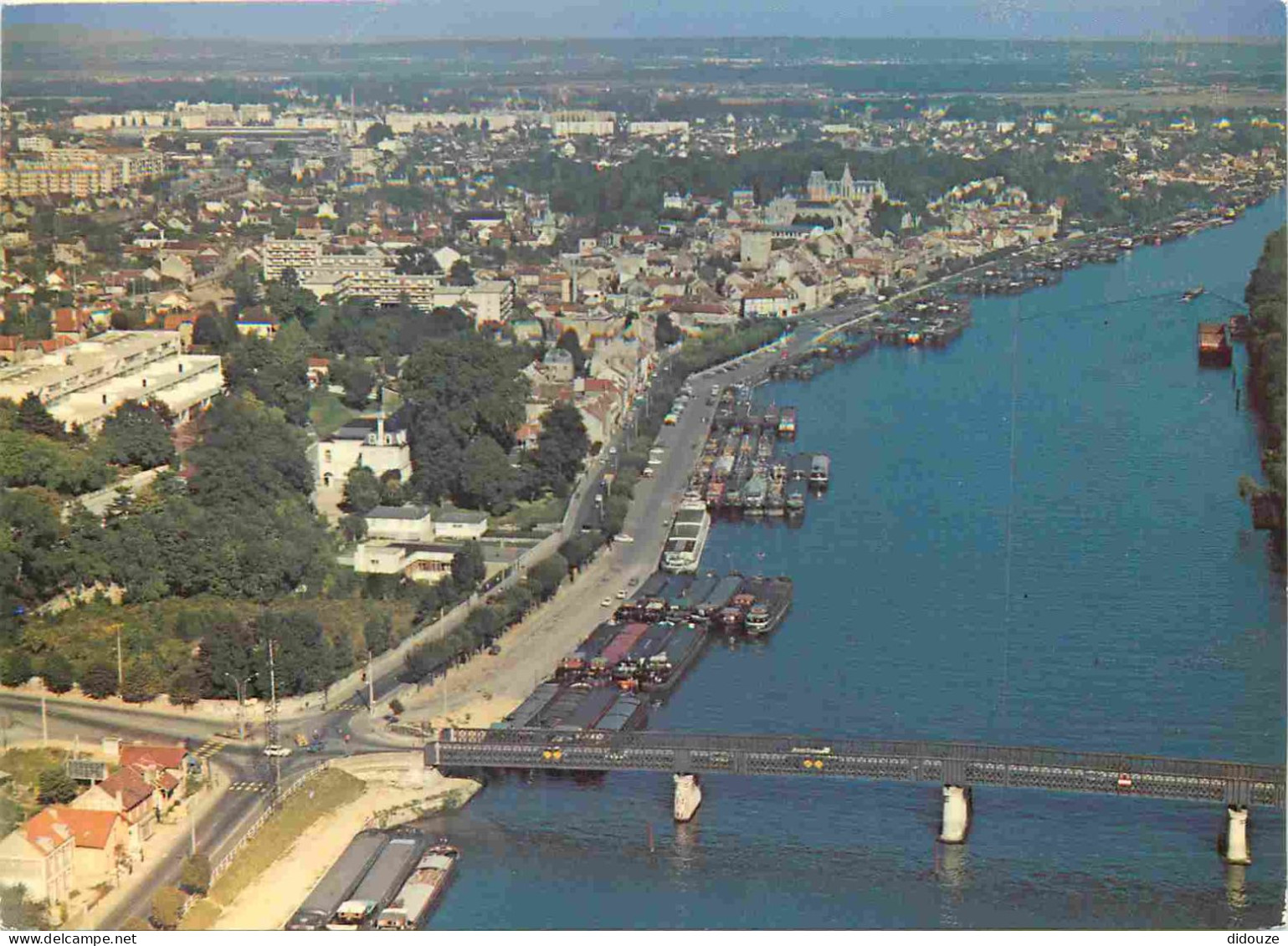 Carte Postale - 78 - Conflans Saint Honorine - Vue générale aérienne - CPM - Voir Scans Recto-Verso - Poscard - Carta Po