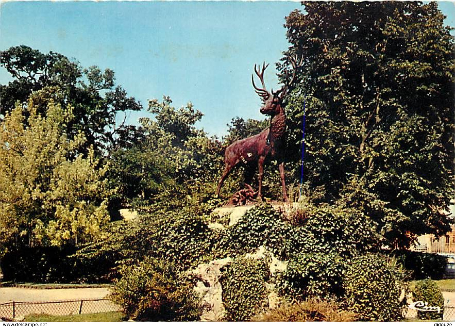 Carte Postale - 78 - Le Vésinet - Le Parc des Ibis - Le Cerf - Statue - CPM - Voir Scans Recto-Verso - Poscard - Carta P