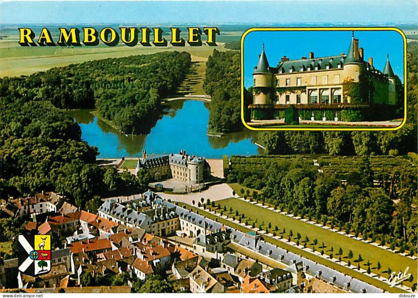 Carte Postale - 78 - Rambouillet - Le Château - Multivues - CPM - Flamme Postale de Rambouillet - Voir Scans Recto-Verso