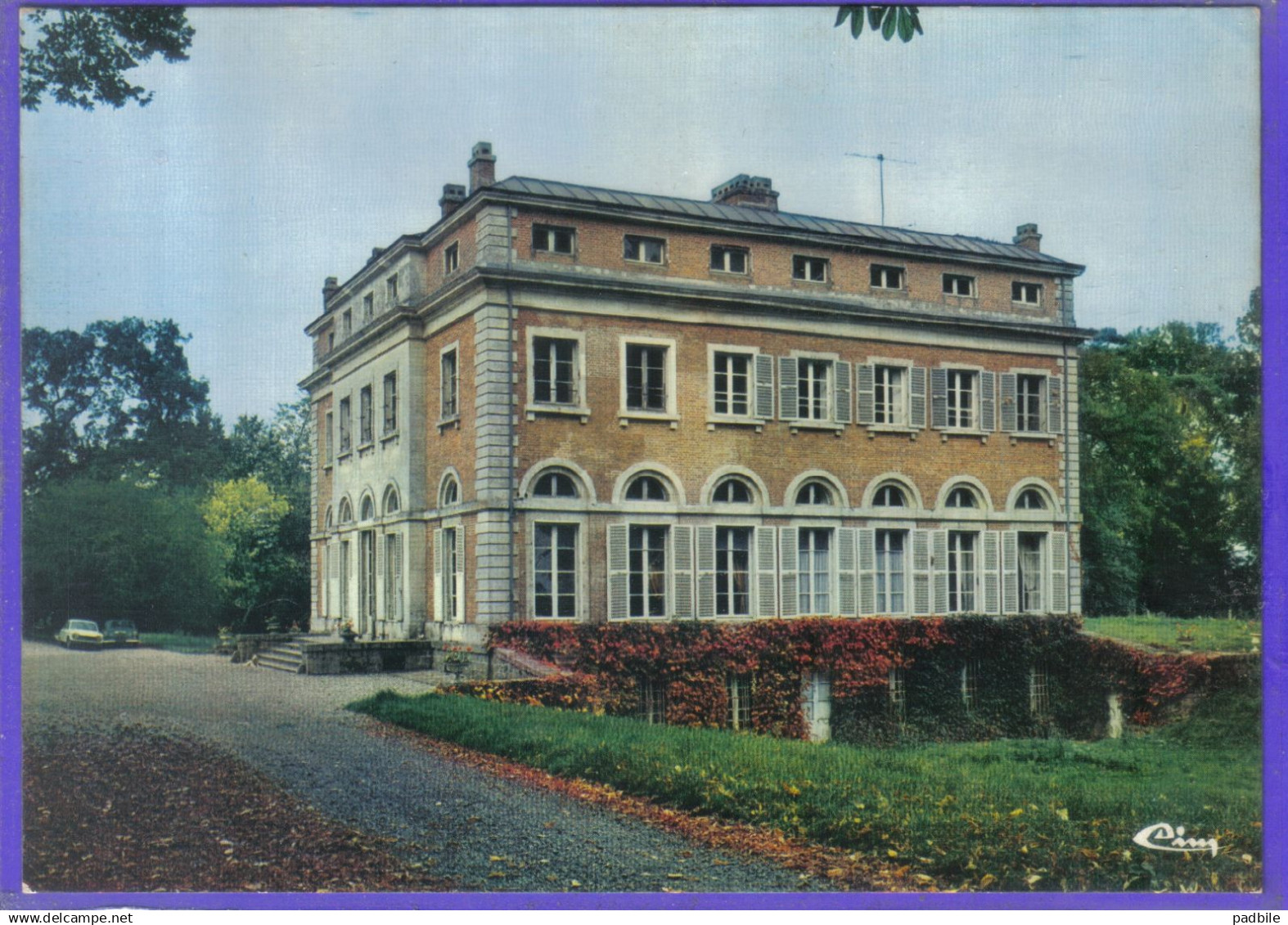 carte postale 80. Hornoy-le-Bourg  le chateau  très beau plan