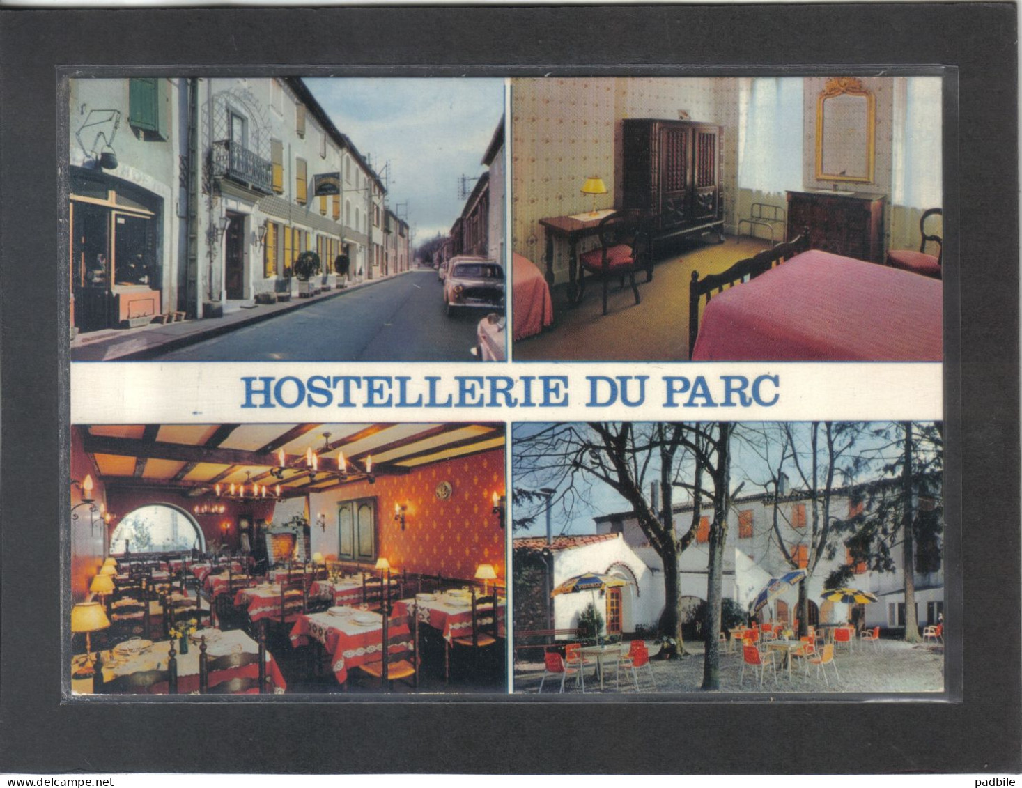 Carte postale 81. Montredon Labessonie Hostellerie du Parc  Maurel propr.  très beau plan
