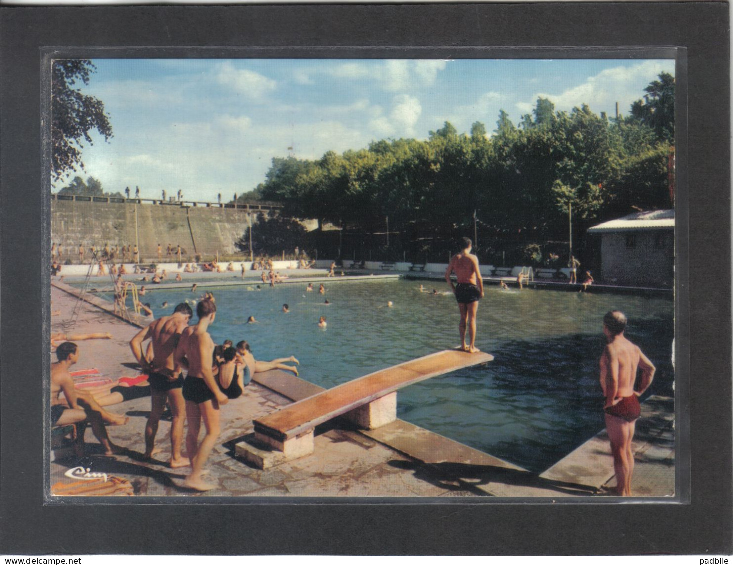 Carte postale 81. Montredon Labessonie la piscine  très beau plan