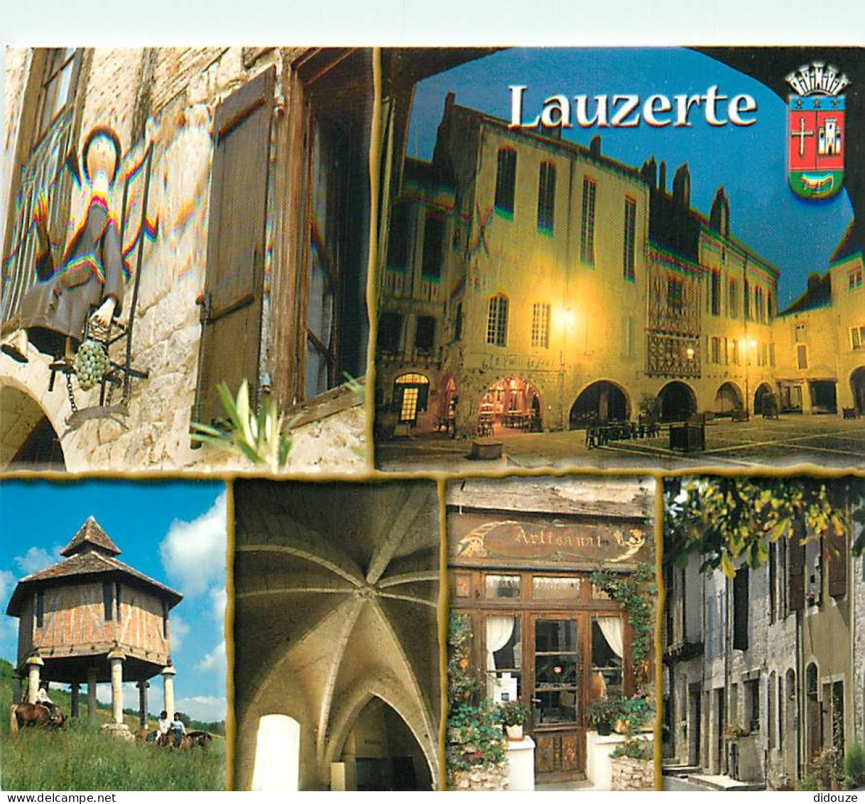 Carte Postale - 82 - Lauzerte - Multivues - Blasons - Carte Neuve - CPM - Voir Scans Recto-Verso - Poscard - Carta Posta