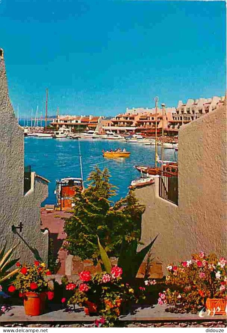 Carte Postale - 83 - Cogolin - Les Marines de Cogolin - Echappée sur le Port - Bateaux - Fleurs - CPM - Voir Scans Recto