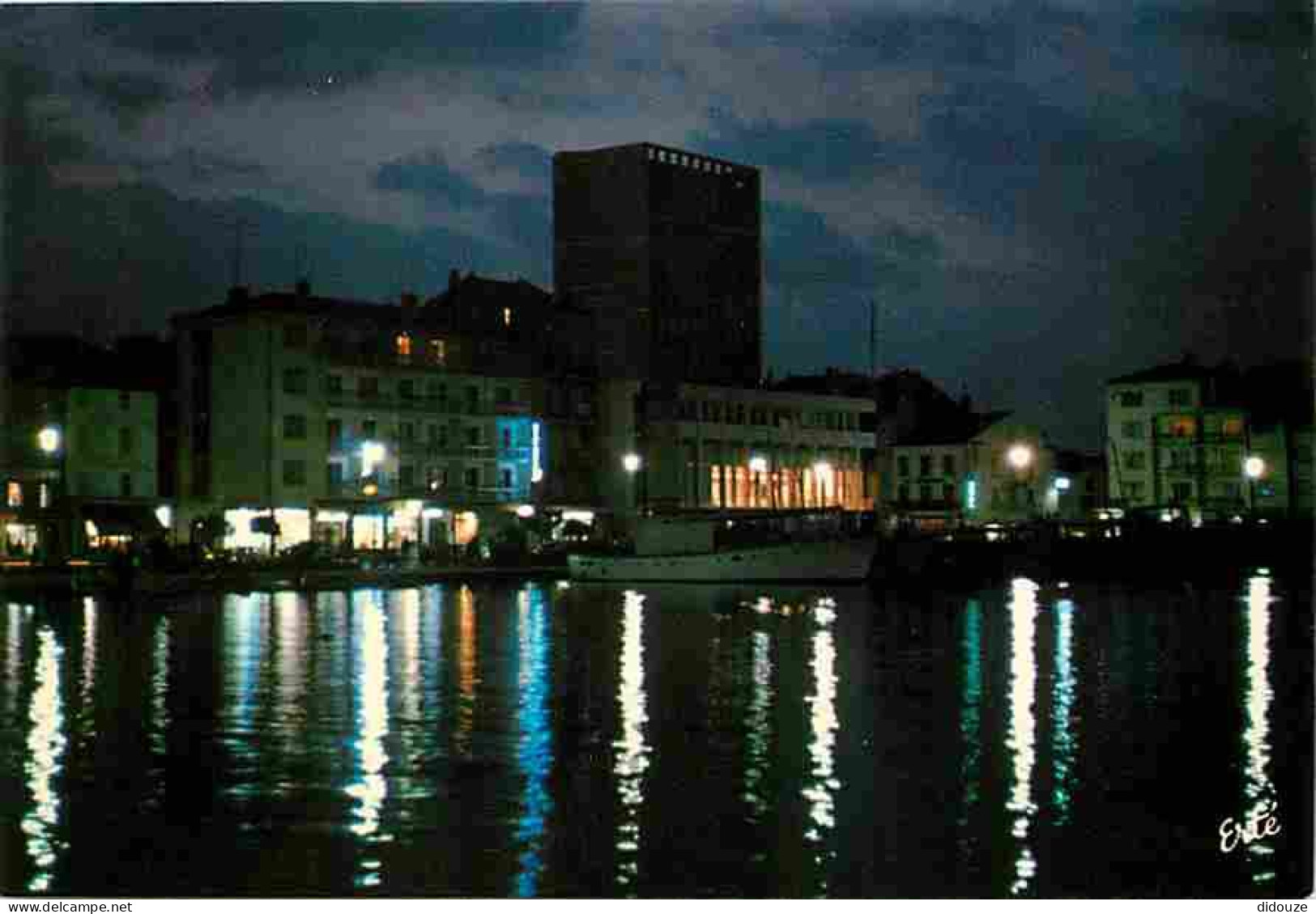 Carte Postale - 83 - La Seyne sur Mer - Le Port de La Seyne la nuit - CPM - Voir Scans Recto-Verso - Poscard - Carta Pos