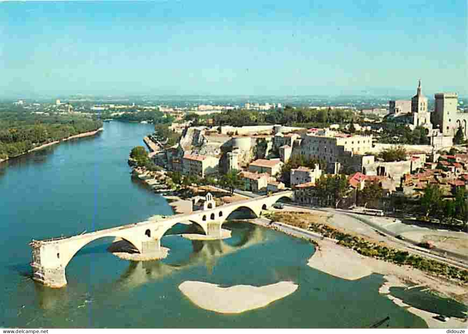Carte Postale - 84 - Avignon - Vue aérienne du Pont St-Bénézet et du Petit Palais - Carte Neuve - CPM - Voir Scans Recto