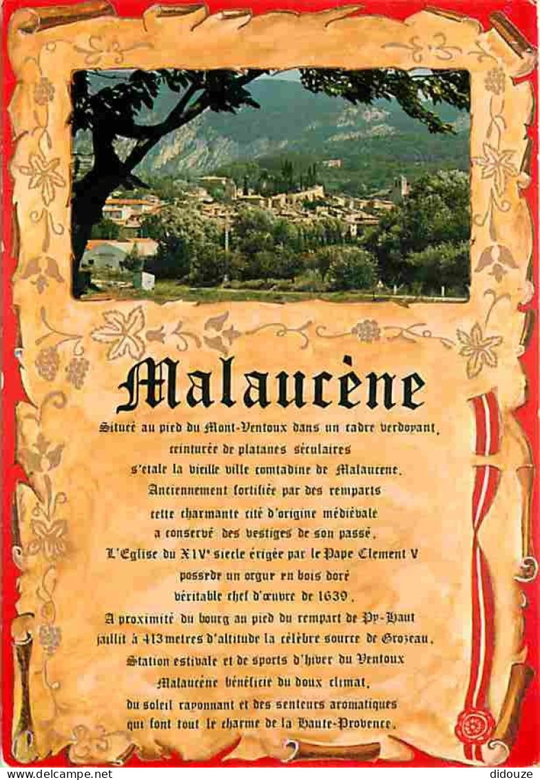 Carte Postale - 84 - Malaucène - Vue Générale - Description - CPM - Voir Scans Recto-Verso - Poscard - Carta Postal -  P