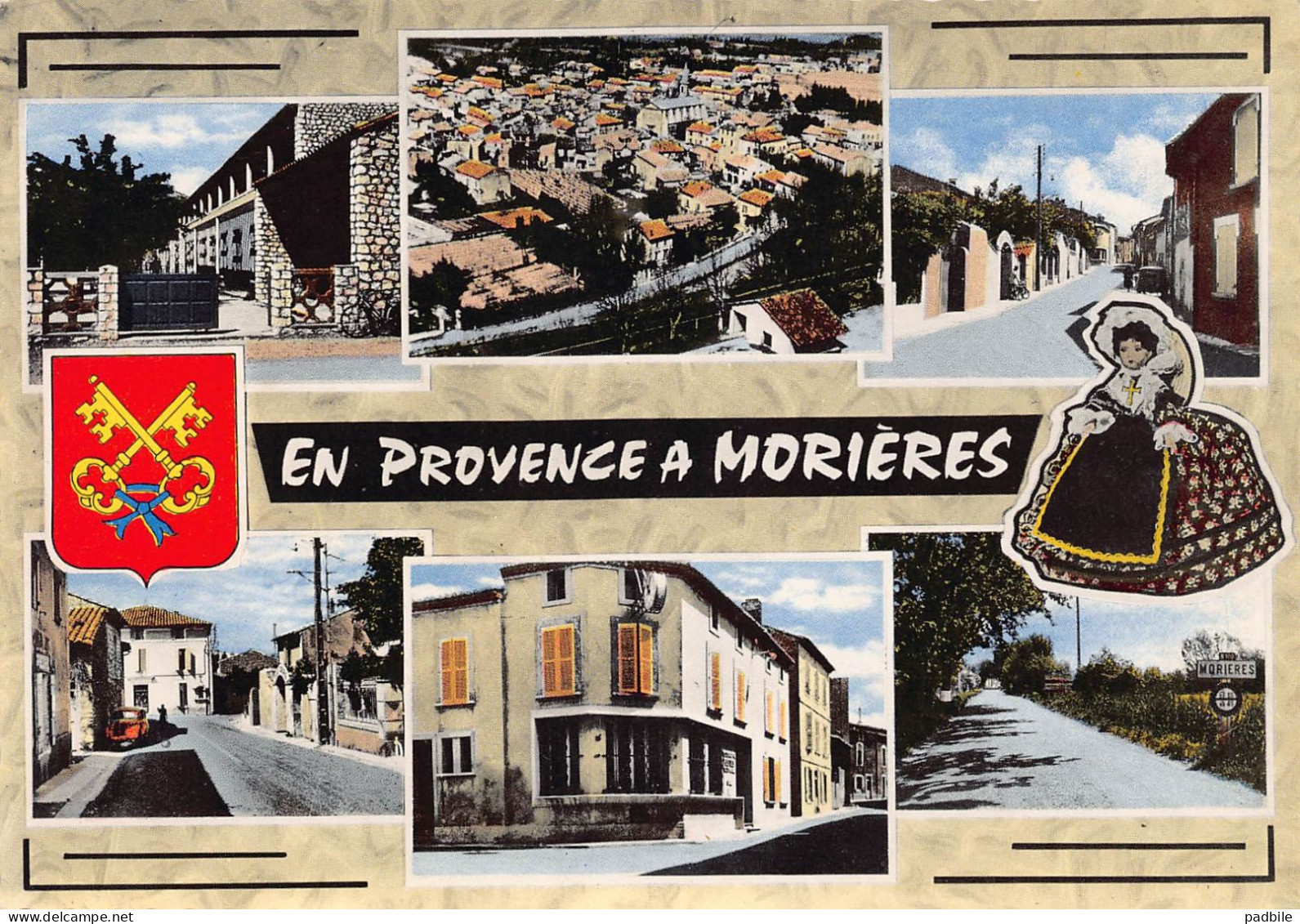 carte postale [84]  Morieres les Avignon très beau plan