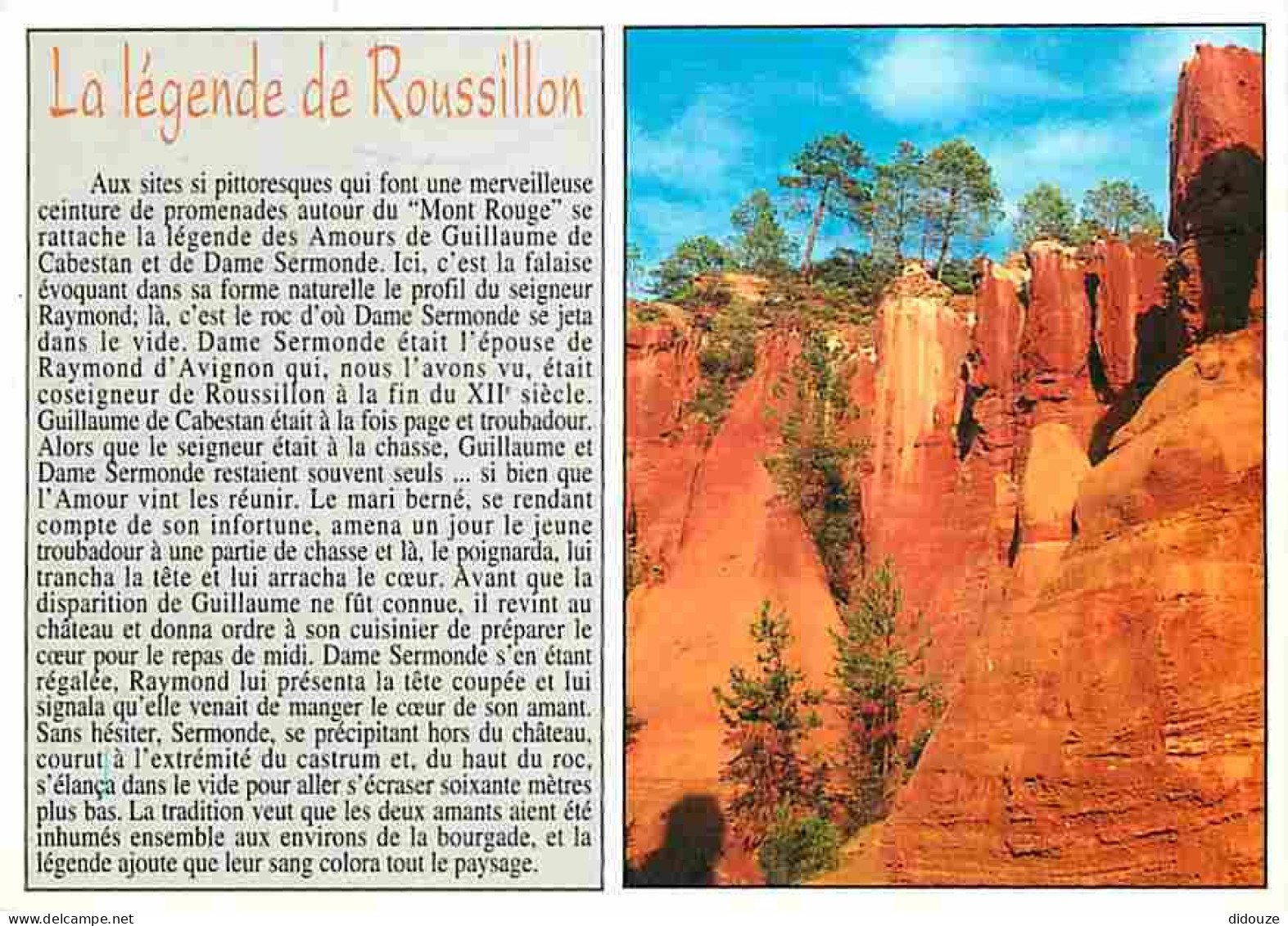 Carte Postale - 84 - Roussillon - La Légende de Roussillon - CPM - Voir Scans Recto-Verso - Poscard - Carta Postal -  Po