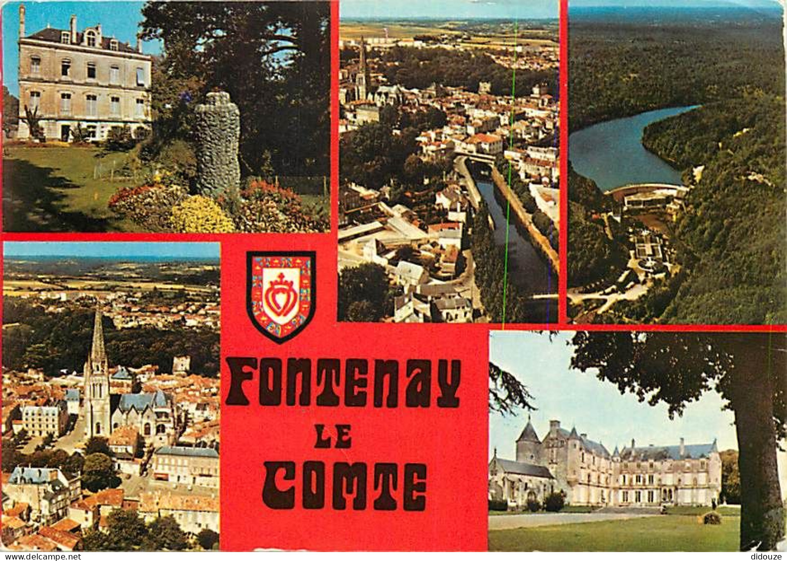 Carte Postale - 85 - Fontenay le Comte - Multivues - Blasons - Flamme Postale de Fontenay le Comte - CPM - Voir Scans Re