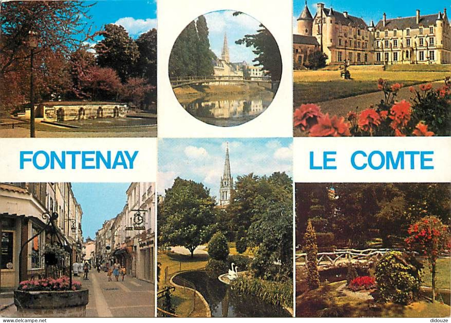 Carte Postale - 85 - Fontenay le Comte - Multivues - Flamme Postale de Fontenay le Comte - CPM - Voir Scans Recto-Verso