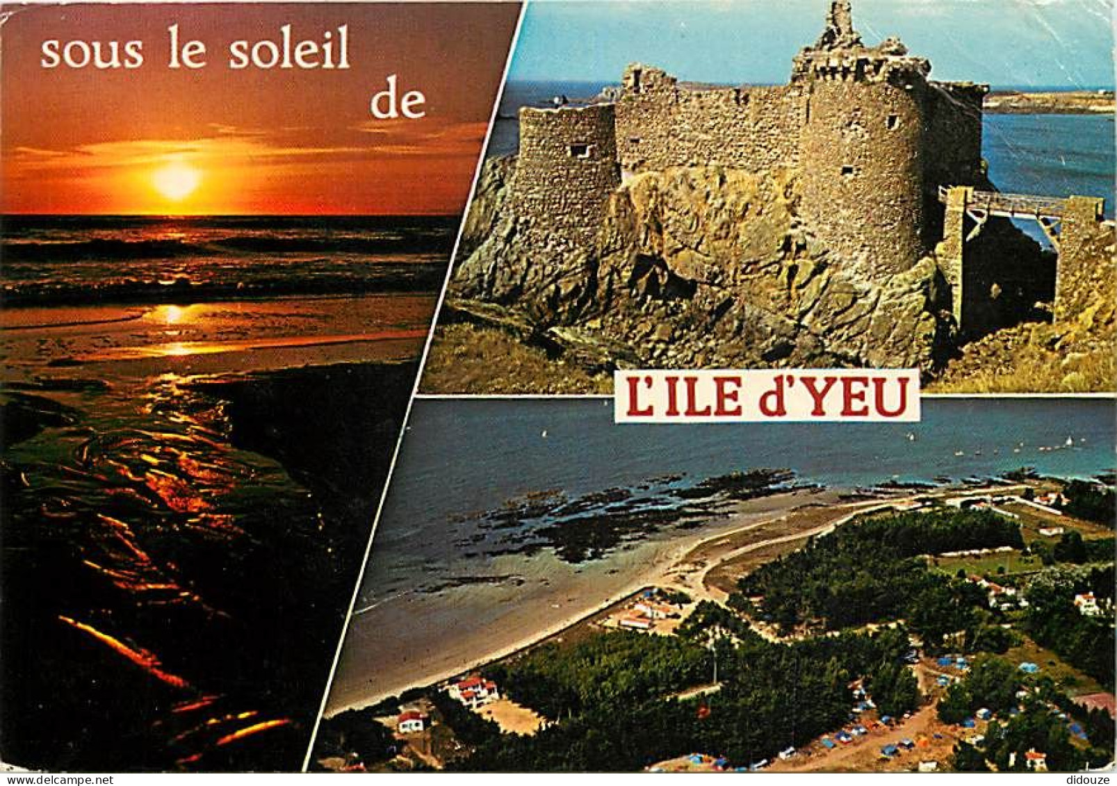 Carte Postale - 85 - Ile d'Yeu - Multivues - Flamme Postale de l'Ile d'Yeu - CPM - Voir Scans Recto-Verso - Poscard - Ca