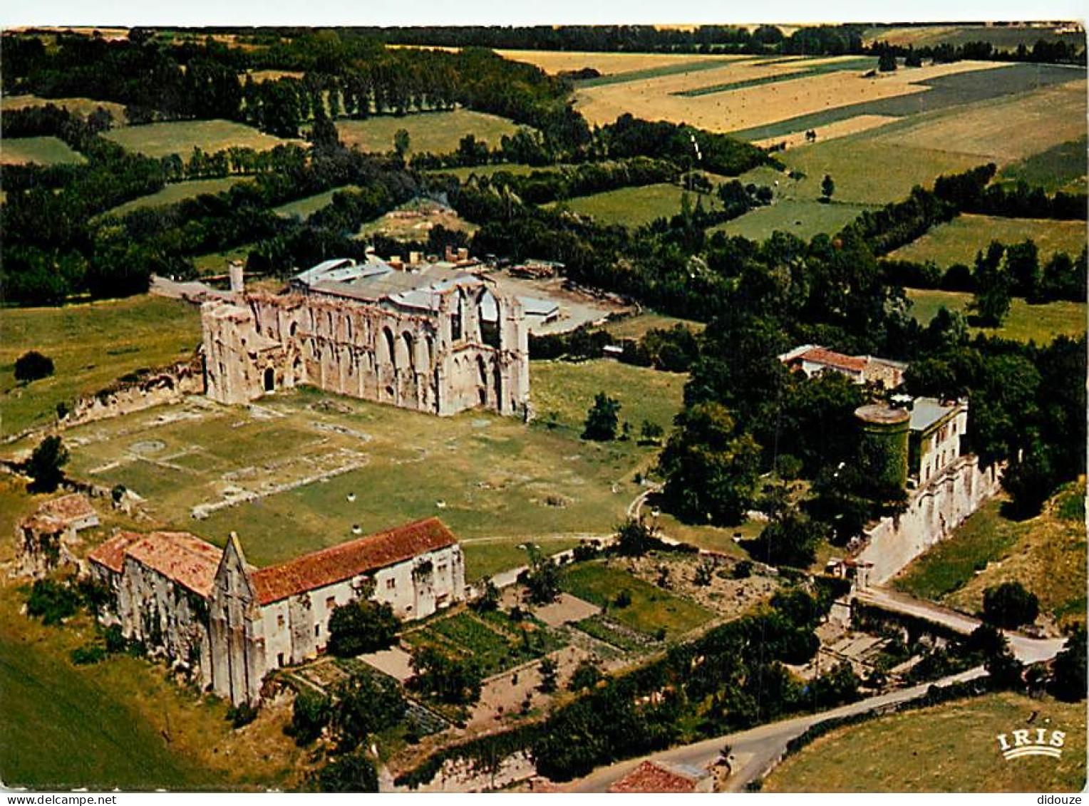 Carte Postale - 85 - Maillezais - L'Abbaye Saint Pierre - Vue aérienne - CPM - Voir Scans Recto-Verso - Poscard - Carta