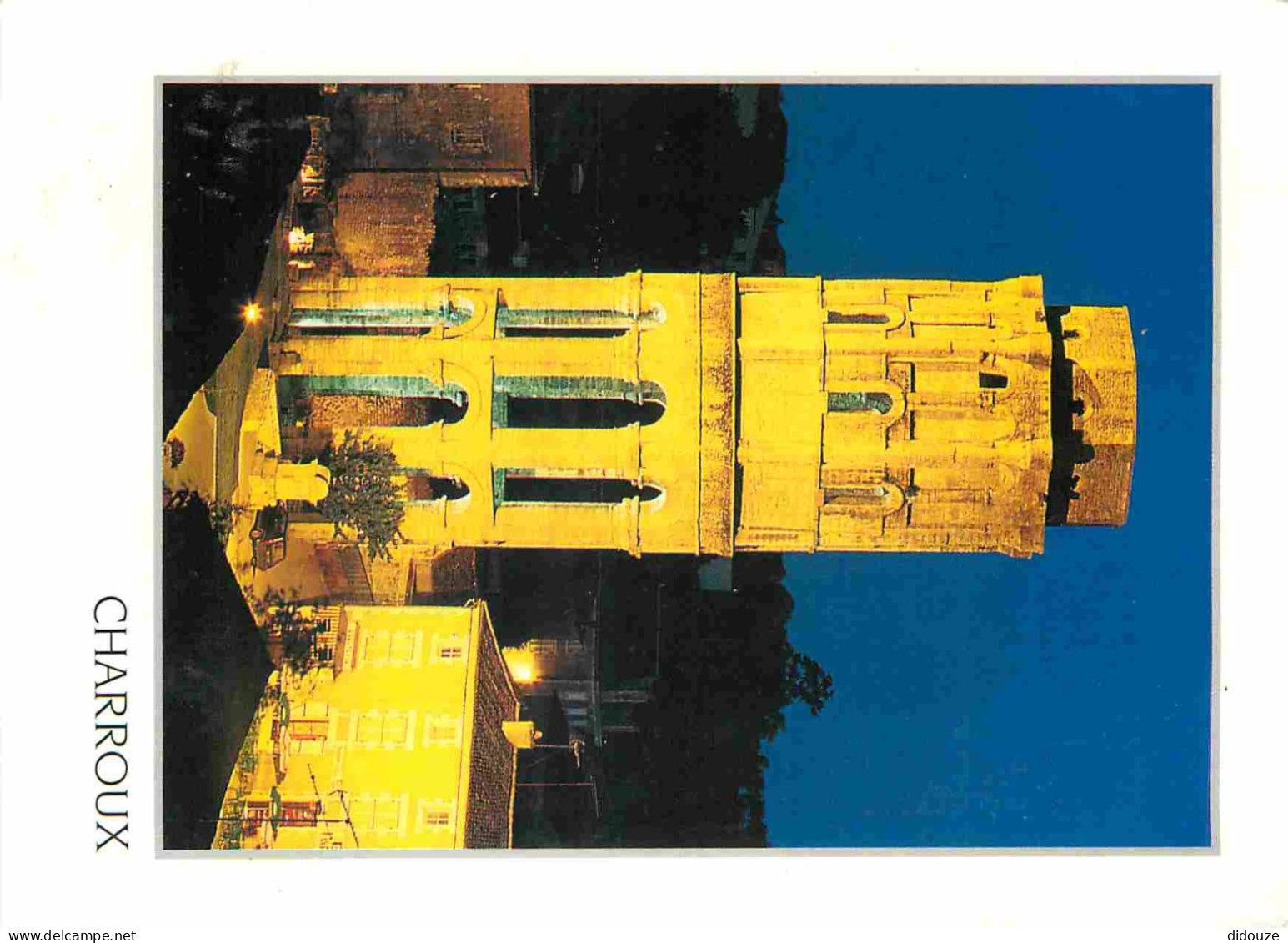 Carte Postale - 86 - Charroux - La Tour Octogonale - Vue de Nuit - CPM - Voir Scans Recto-Verso - Poscard - Carta Postal