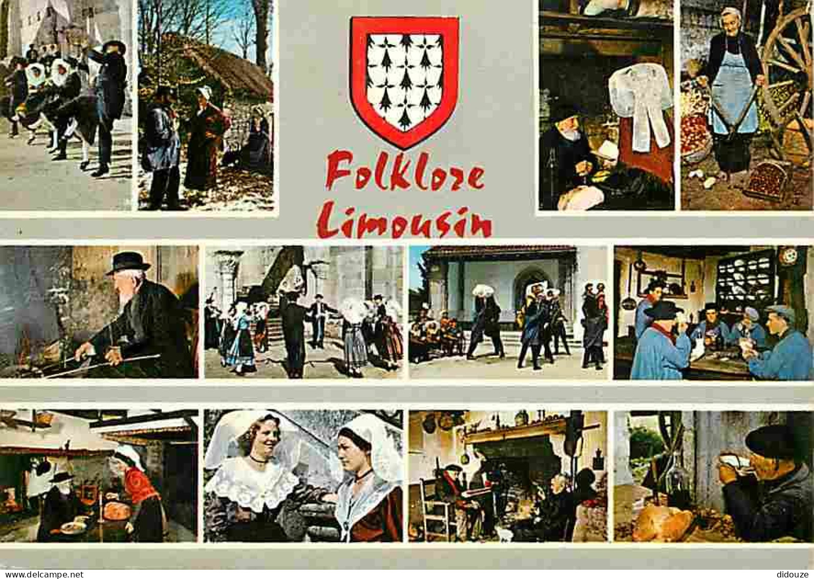 Carte Postale - 87 - Haute Vienne - Limousin - Folklore Limousin - Multivues - Blasons - Carte Neuve - CPM - Voir Scans