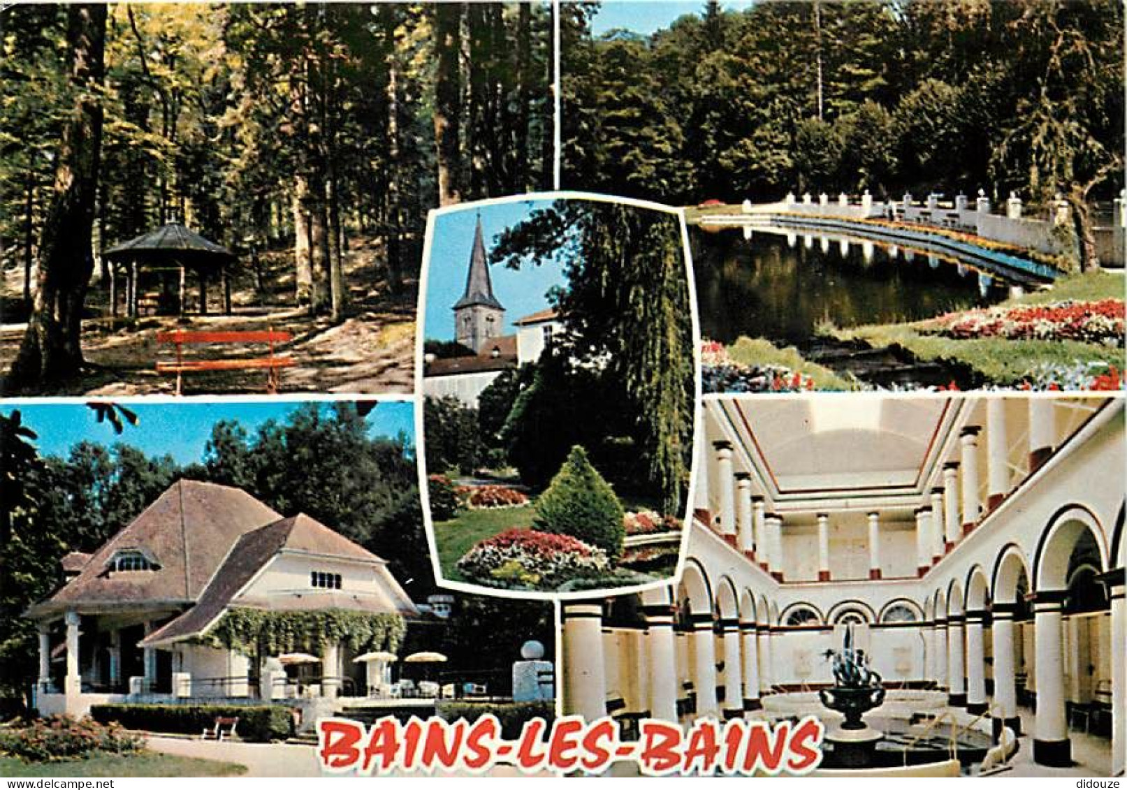 Carte Postale - 88 - Bains les Bains - Multivues - Flamme Postale de Bains les Bains - CPM - Voir Scans Recto-Verso - Po