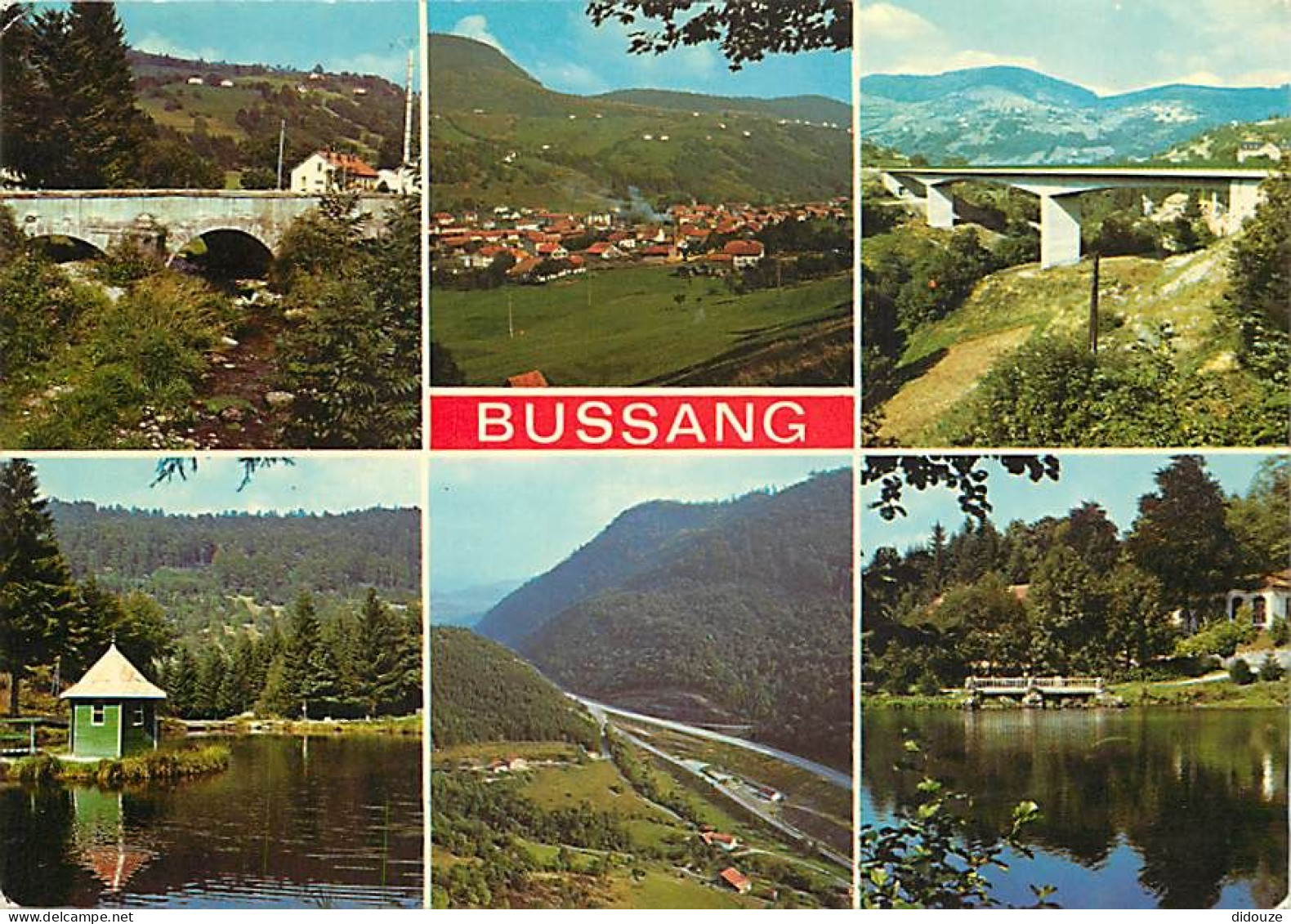 Carte Postale - 88 - Bussang - Multivues - Flamme Postale de Bussang - CPM - Voir Scans Recto-Verso - Poscard - Carta Po