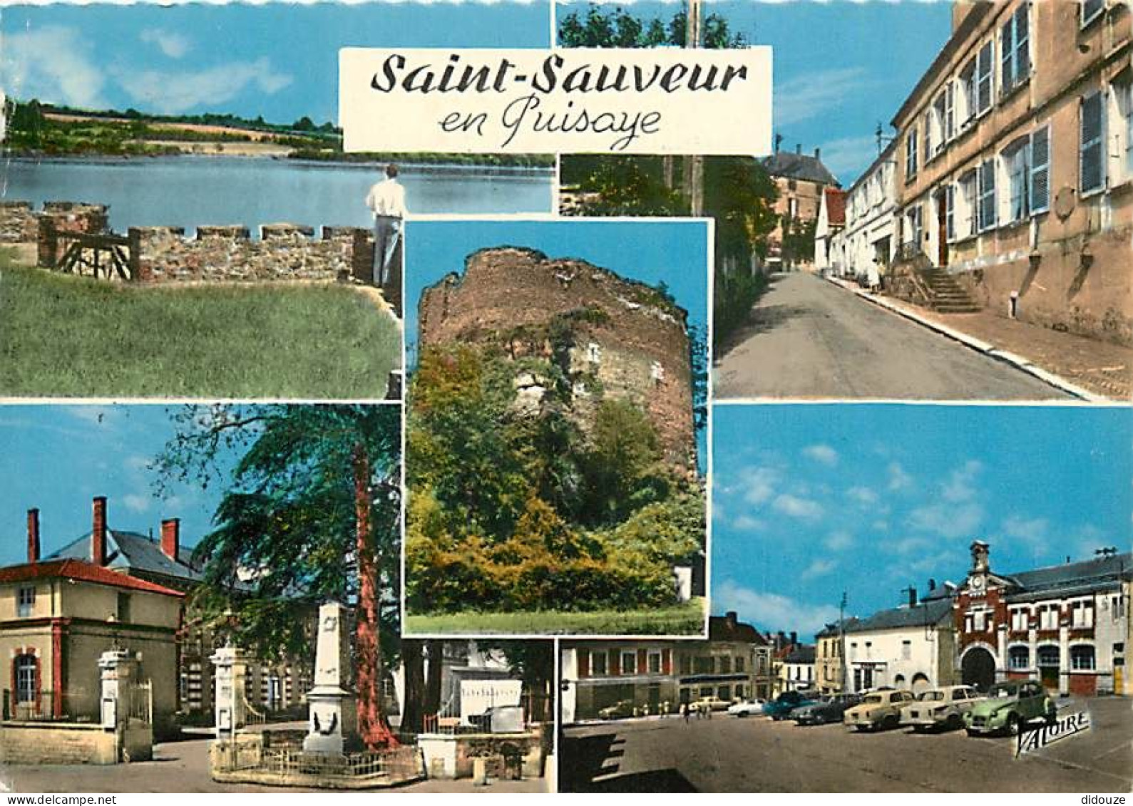 Carte Postale - 89 - Saint Sauveur en Puisaye - Multivues - Automobiles - CPM - Voir Scans Recto-Verso - Poscard - Carta
