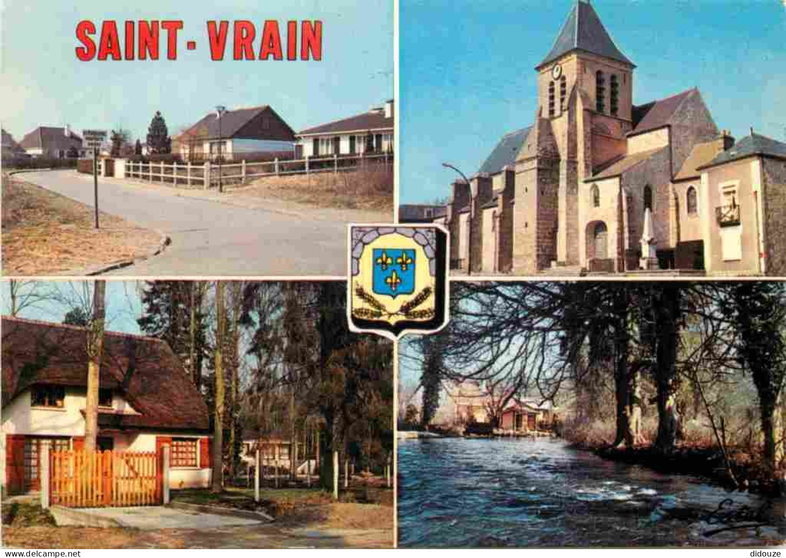 Carte Postale - 91 - Saint Vrain - Multivues - Blasons - CPM - Voir Scans Recto-Verso - Poscard - Carta Postal -  Postka