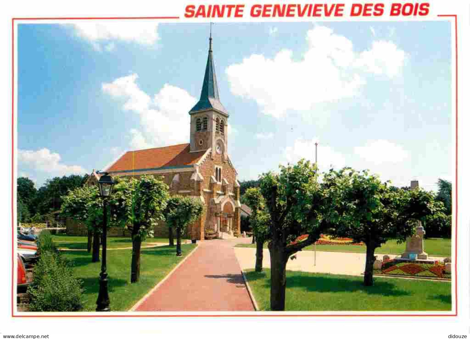 Carte Postale - 91 - Sainte Geneviève des Bois - Eglise Sainte Geneviève - CPM - Voir Scans Recto-Verso - Poscard - Cart