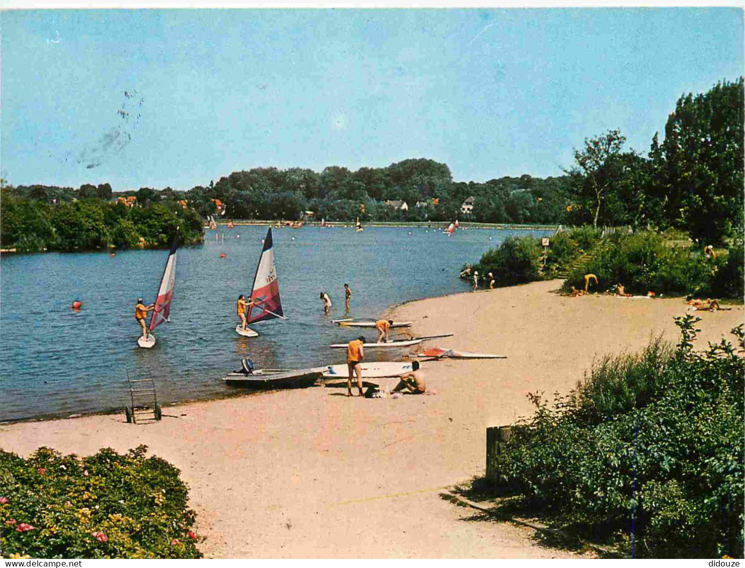 Carte Postale - 91 - Vigneux-sur-seine - Le port aux Cerises Base régionale de plein air et de loisirs -  -  -  -  - CPM