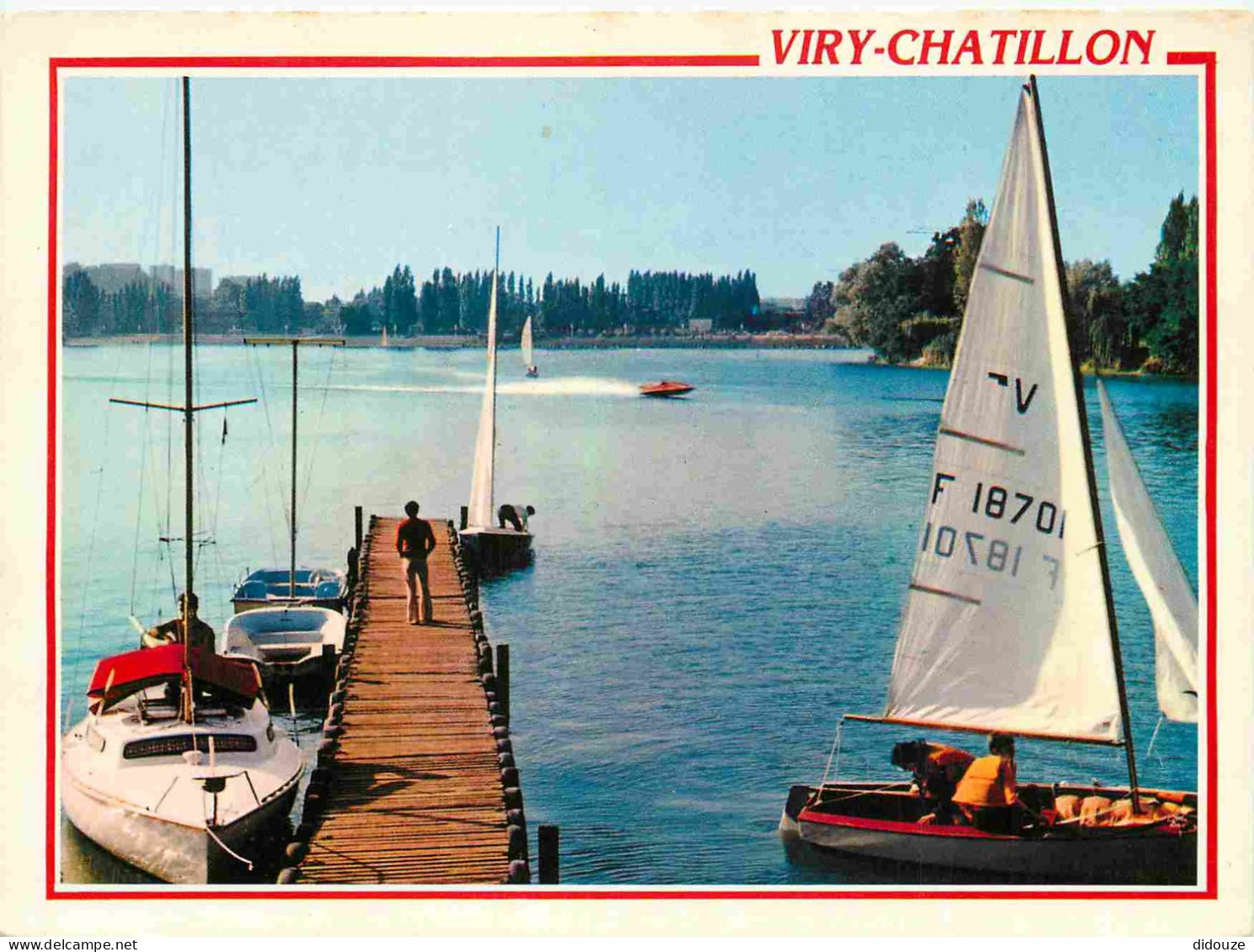 Carte Postale - 91 - Viry-chatillon - Le lac -  -  -  -  - CPM -  -  - Voir Scans Recto-Verso