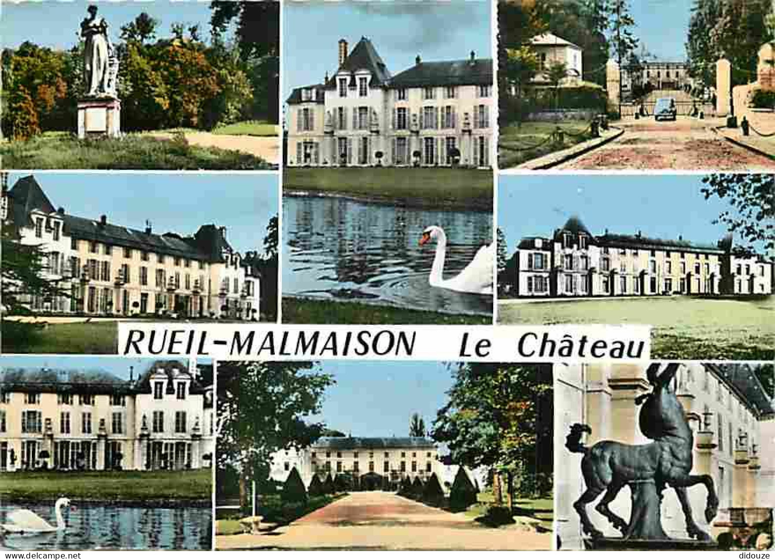 Carte Postale - 92 - Rueil-Malmaison - Château de Malmaison - Multivues - Flamme Postale de Rueil-Malmaison - CPM - Voir