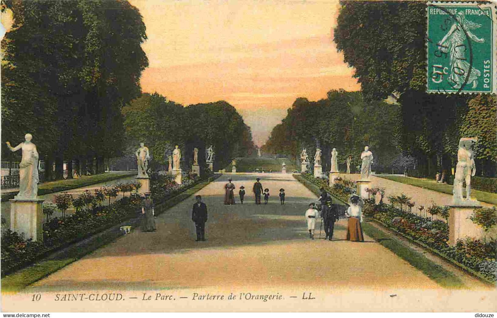 Carte Postale - 92 - Saint Cloud - Parc de Saint Cloud - Parterre de l'Orangerie - CPA - Voir Scans Recto-Verso - Poscar