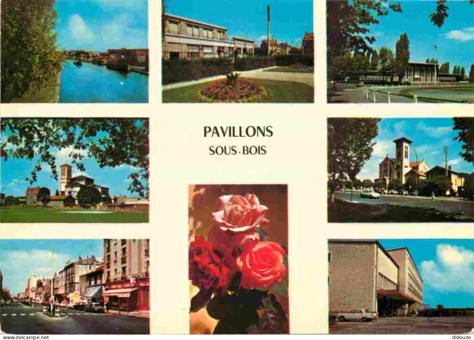 Carte Postale - 93 - Les Pavillons sous Bois - Multivues - Fleurs - CPM - Voir Scans Recto-Verso - Poscard - Carta Posta