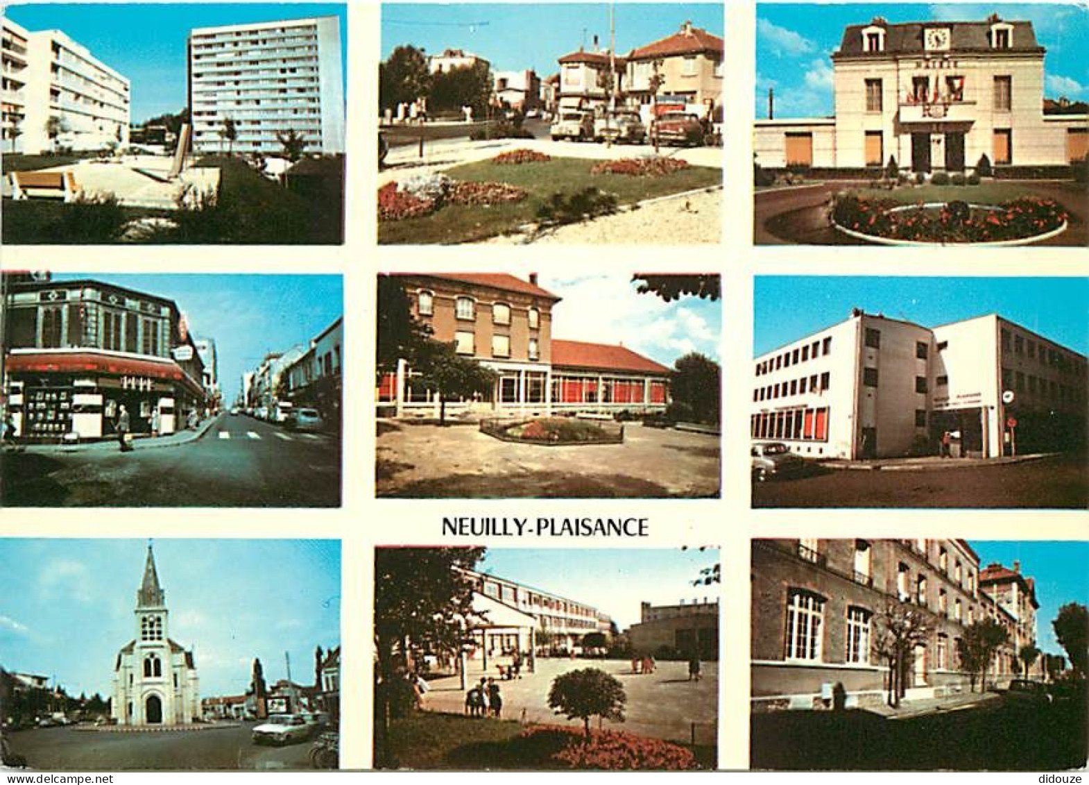 Carte Postale - 93 - Neuilly sur Marne - Neuilly Plaisance - Multivues - Automobiles - CPM - Voir Scans Recto-Verso - Po
