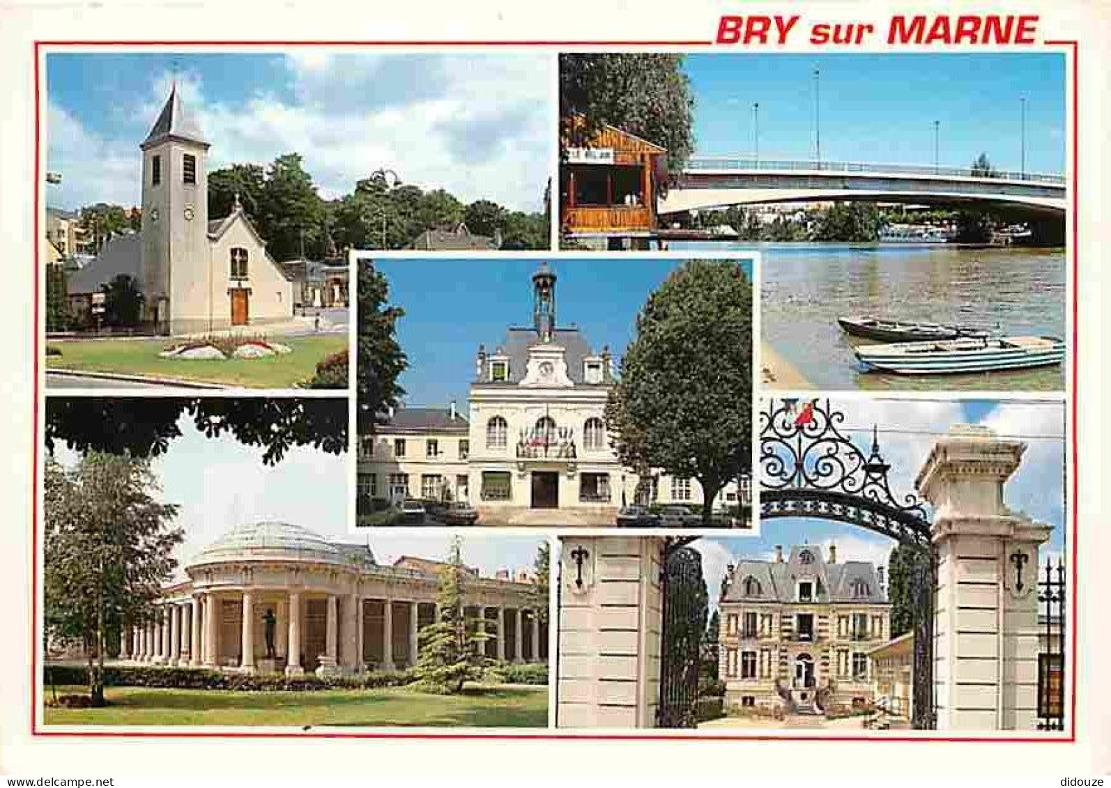 Carte Postale - 94 - Bry sur Marne - Multivues - Flamme Postale de Bry sur Marne - CPM - Voir Scans Recto-Verso - Poscar