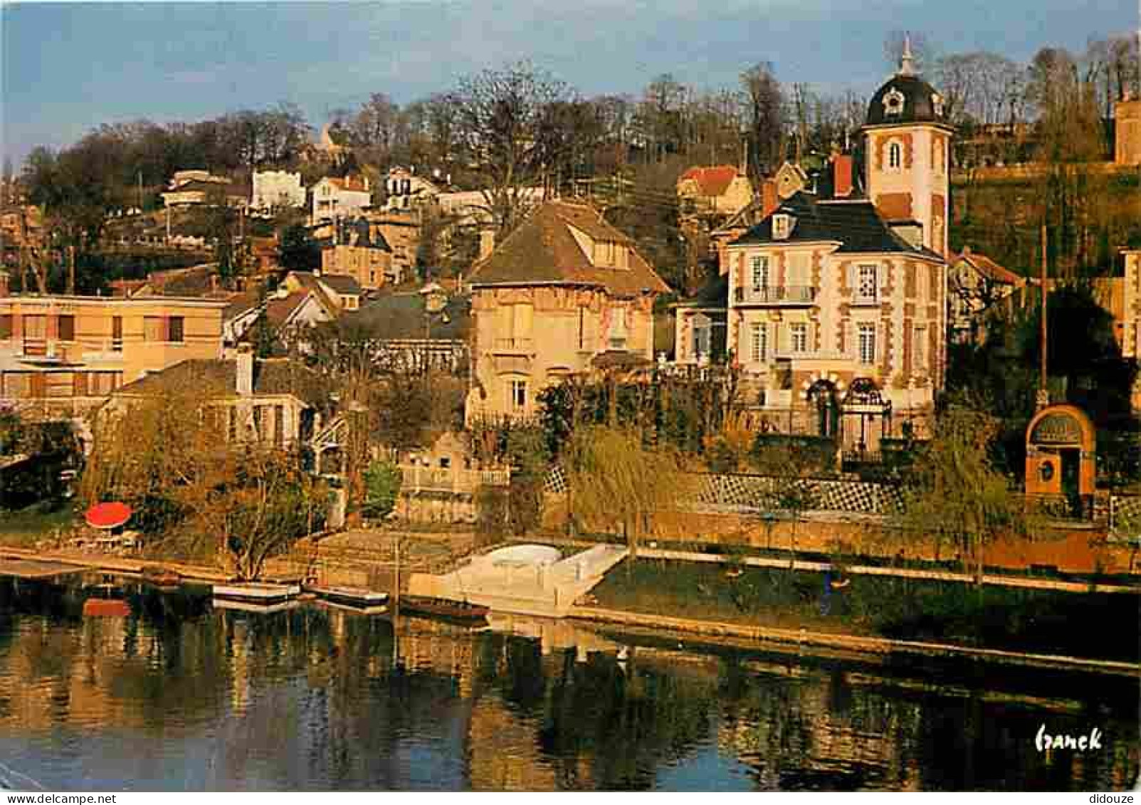 Carte Postale - 94 - Chennevières sur Marne - La Marne - Coucher de soleil au pont de Chennevières - Carte Neuve - CPM -