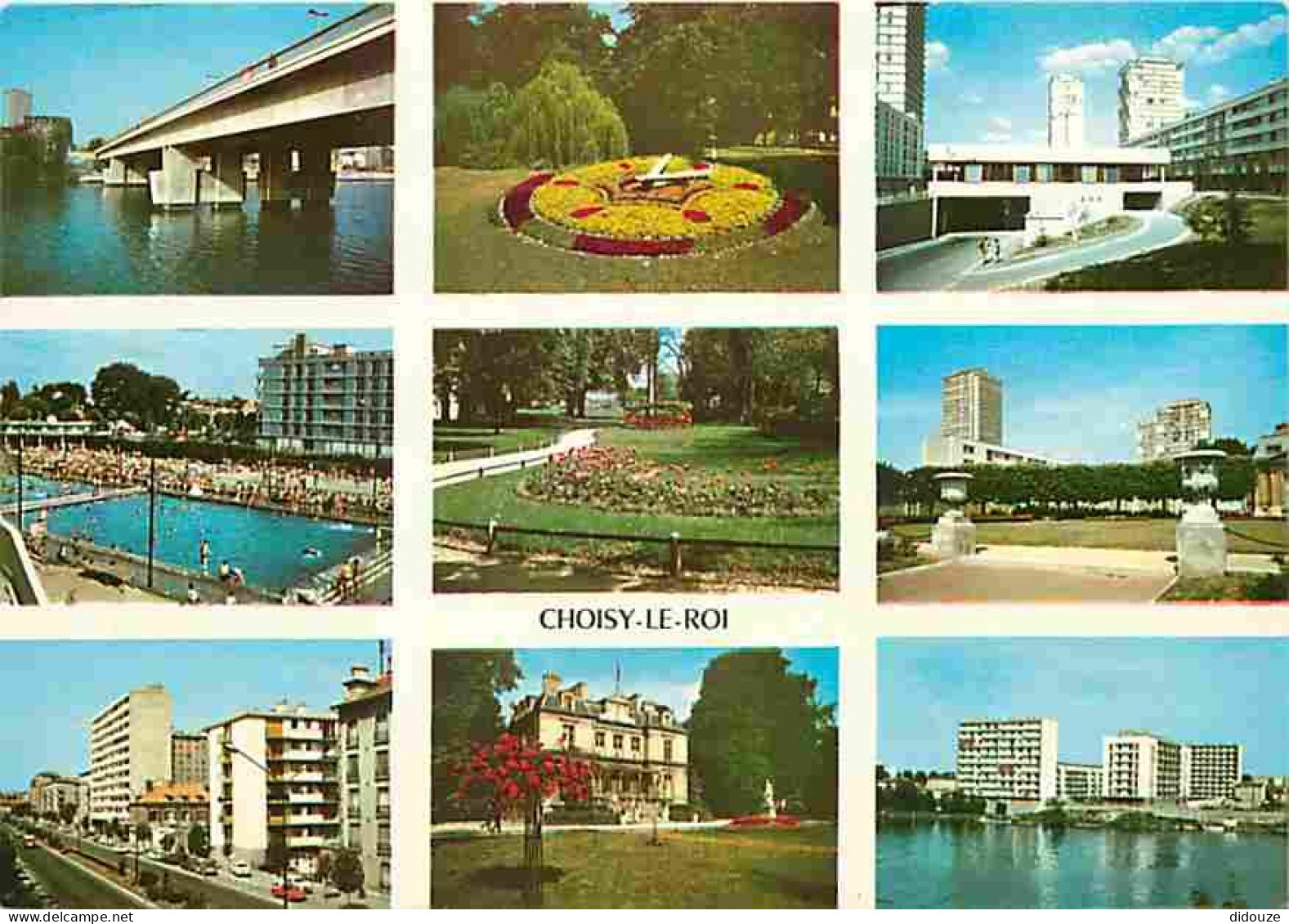 Carte Postale - 94 - Choisy le Roi - Multivues - Piscine - Immeubles - Flamme Postale de Choisy le Roi - CPM - Voir Scan